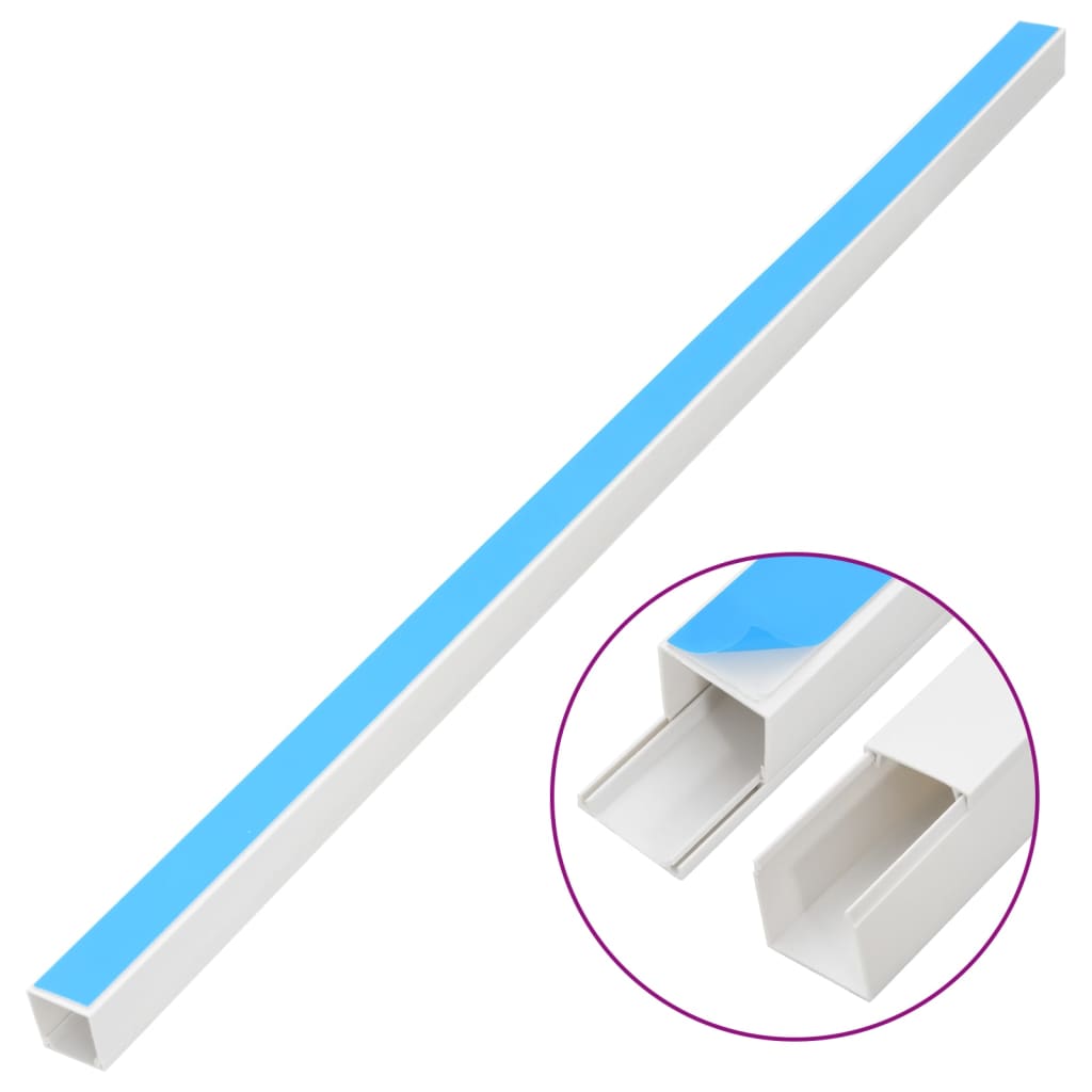 Vidaxl kabelgoot zelfklevend 40x25 mm 30m pvc