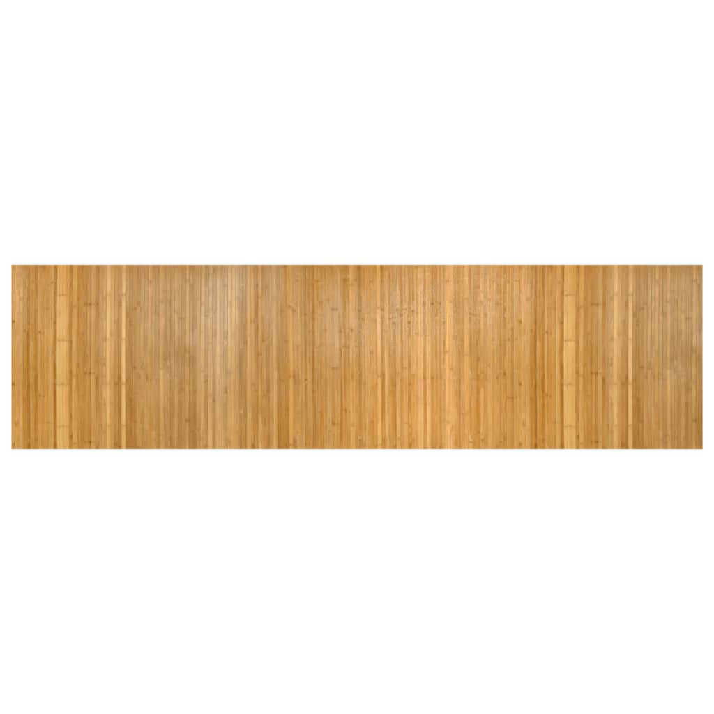 Vidaxl vloerkleed rechthoekig 80x300 cm bamboe naturel
