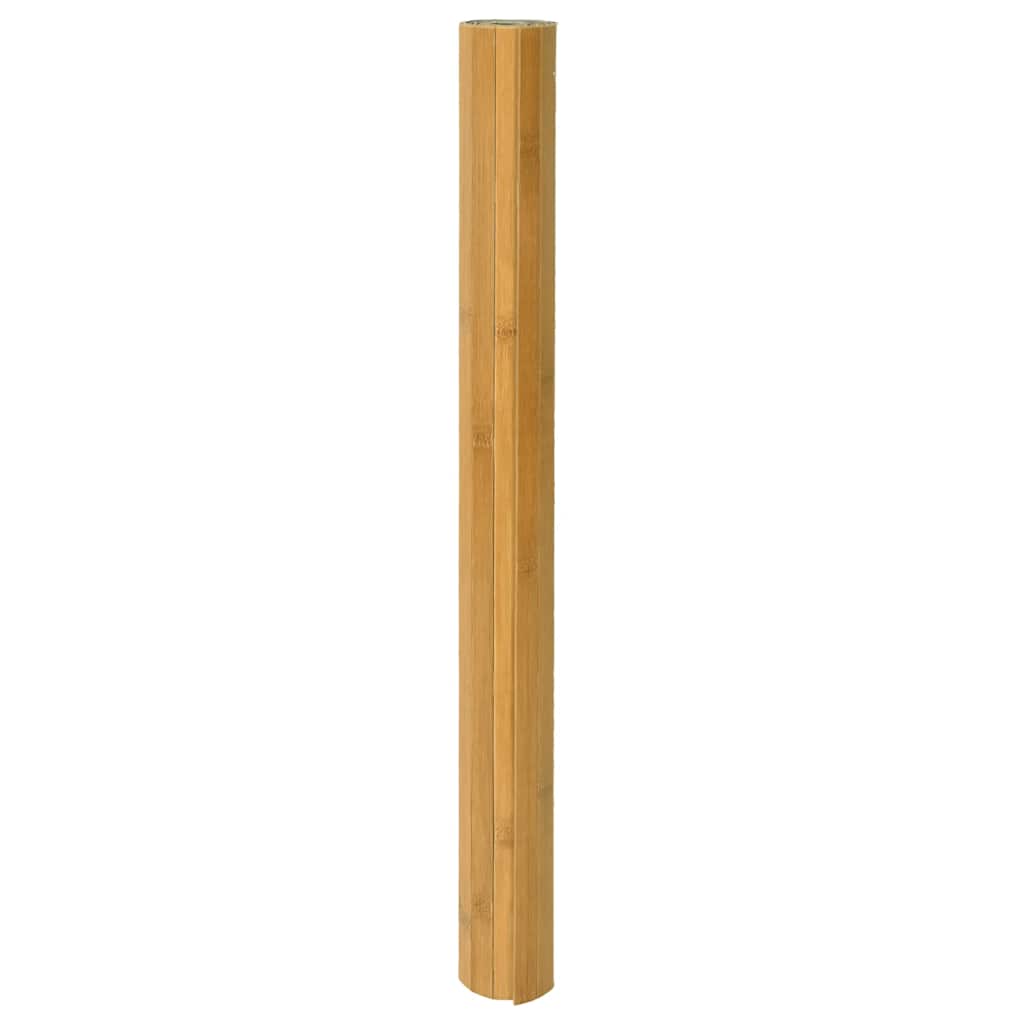 Vidaxl vloerkleed rechthoekig 80x300 cm bamboe naturel
