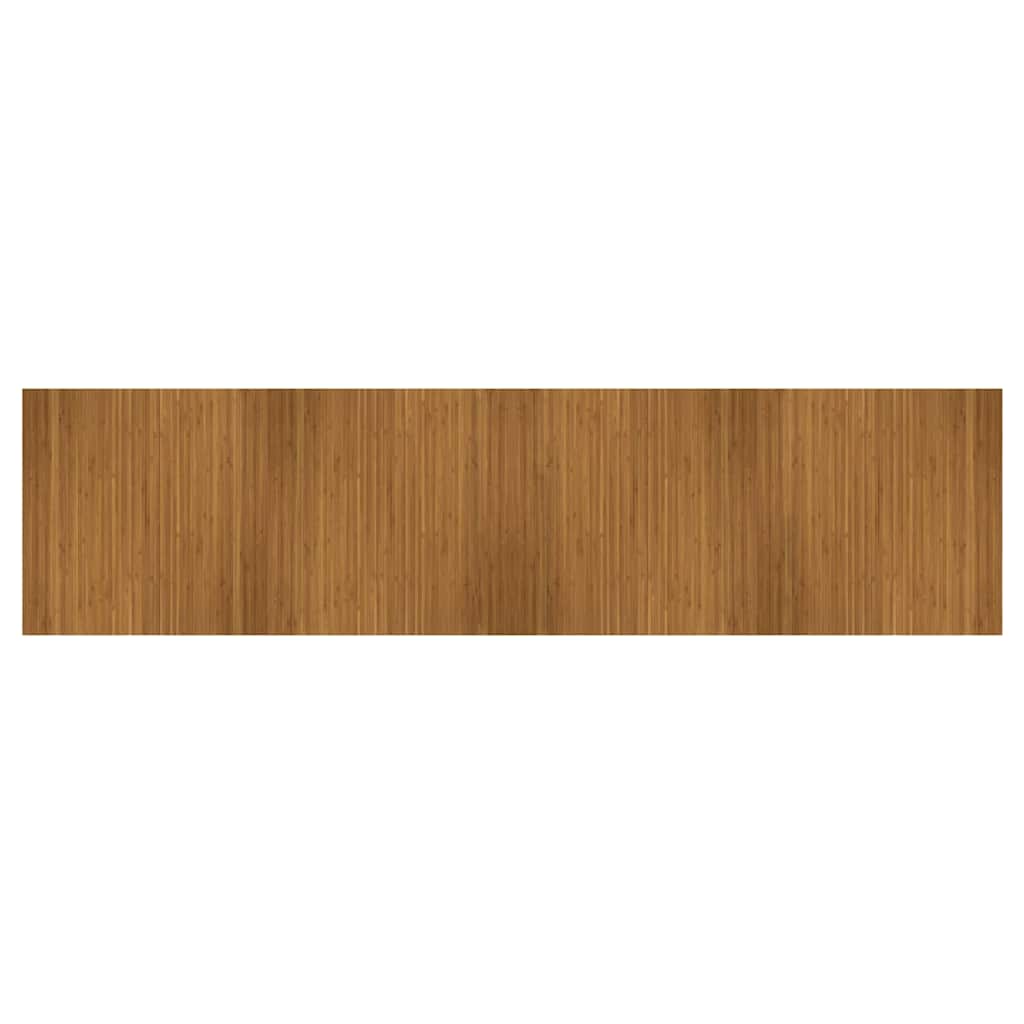 Vidaxl vloerkleed rechthoekig 100x400 cm bamboe bruin