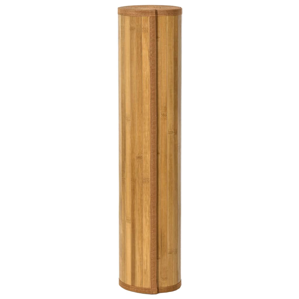 Vidaxl vloerkleed rechthoekig 60x100 cm bamboe naturel