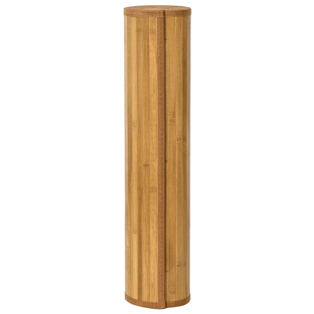 Vidaxl vloerkleed rechthoekig 60x1000 cm bamboe naturel