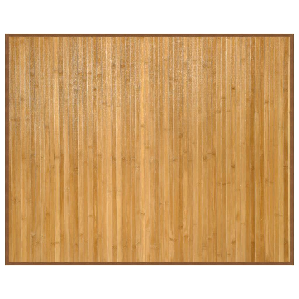 Vidaxl vloerkleed rechthoekig 80x100 cm bamboe naturel