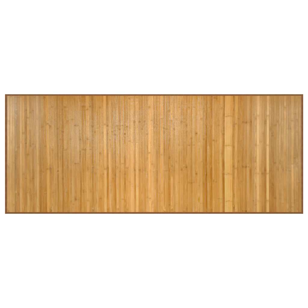 Vidaxl vloerkleed rechthoekig 80x200 cm bamboe naturel