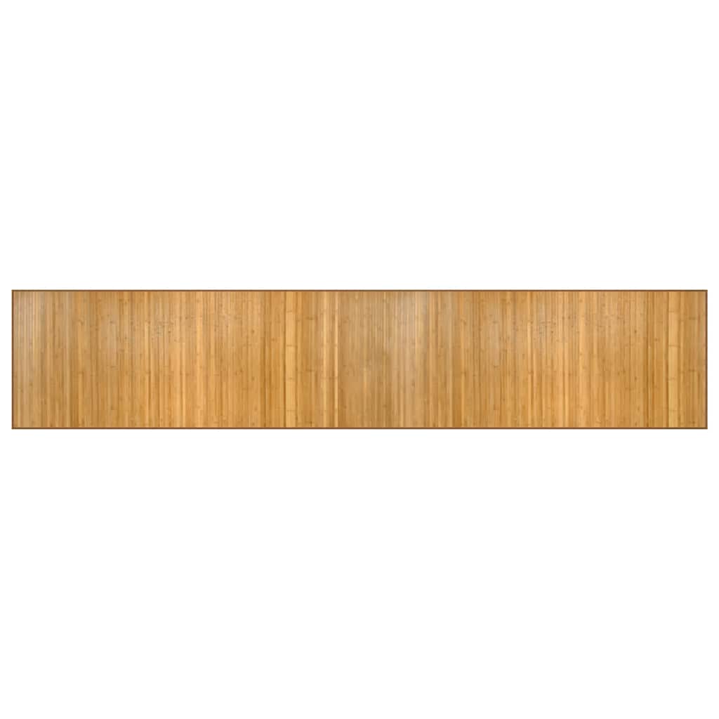 Vidaxl vloerkleed rechthoekig 80x400 cm bamboe naturel