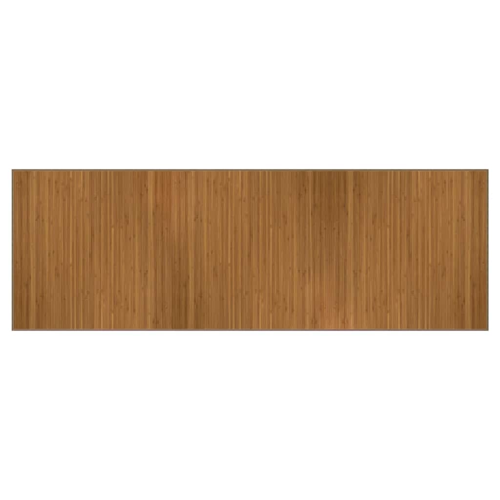 Vidaxl vloerkleed rechthoekig 100x300 cm bamboe bruin