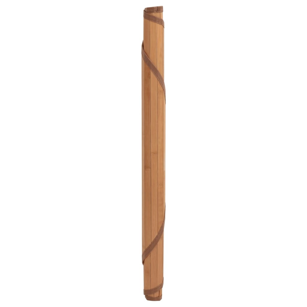Vidaxl vloerkleed rond 60 cm bamboe naturel