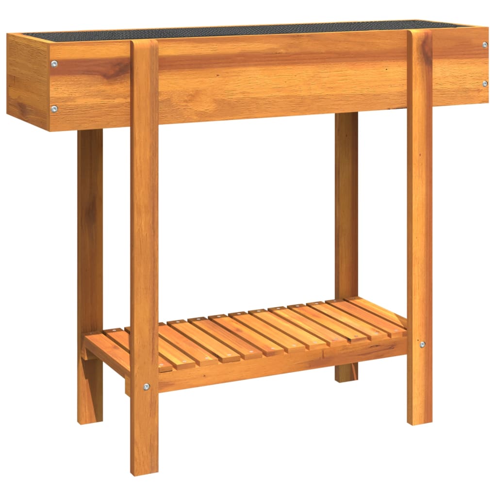 Vidaxl plantenbak 90x30x75 cm massief acaciahout