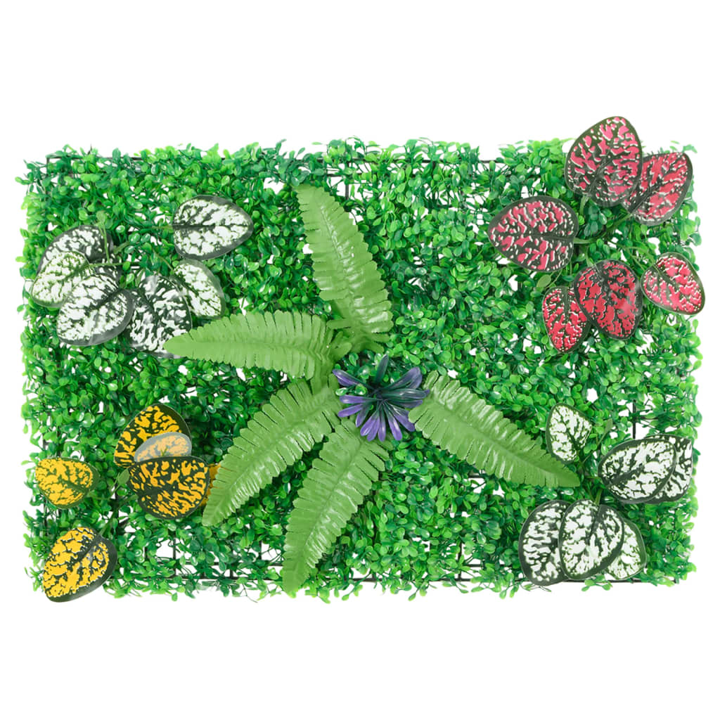 Vidaxl hek met kunstplanten 24 st 40x60 cm groen