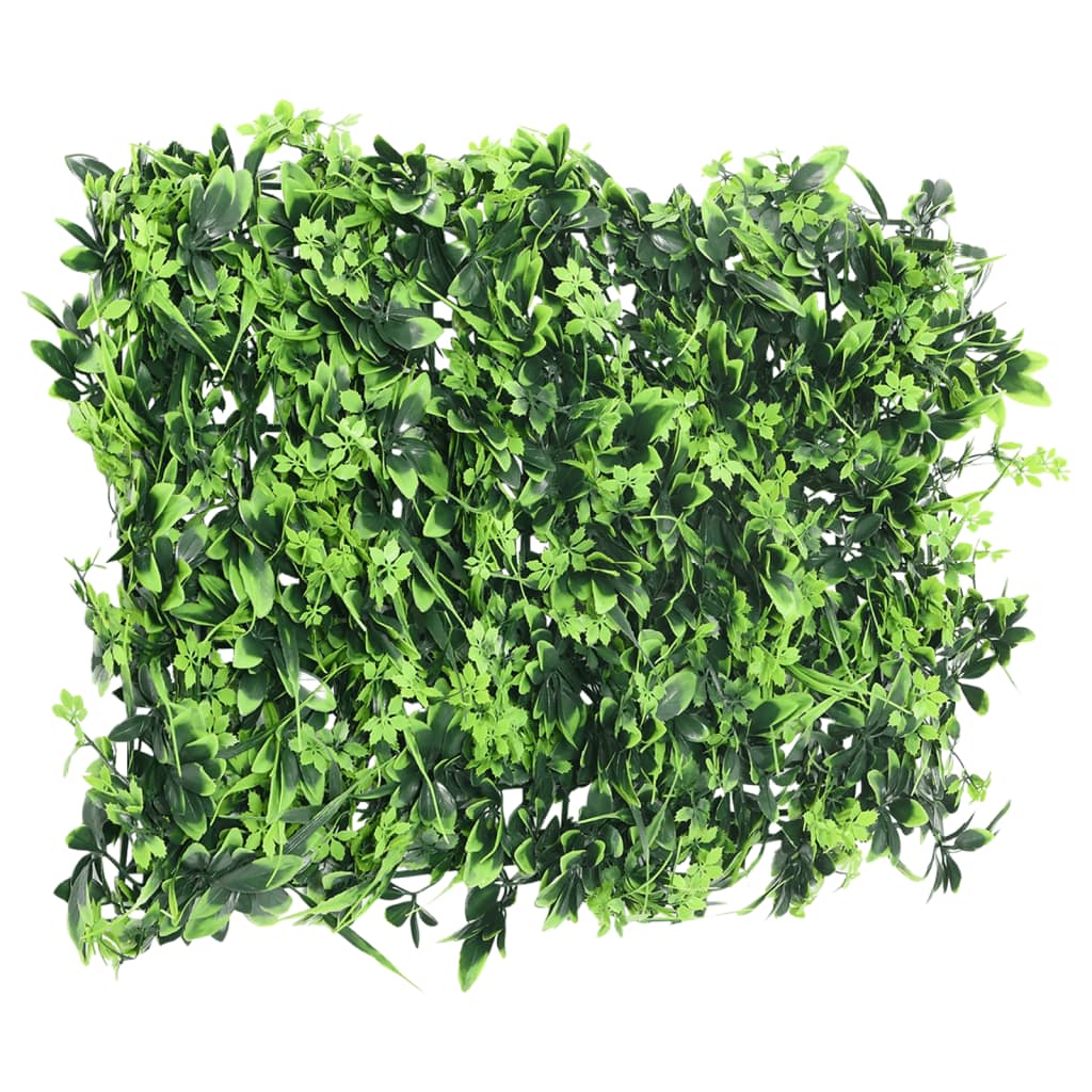 Vidaxl hek met kunstbladeren 24 st 40x60 cm groen