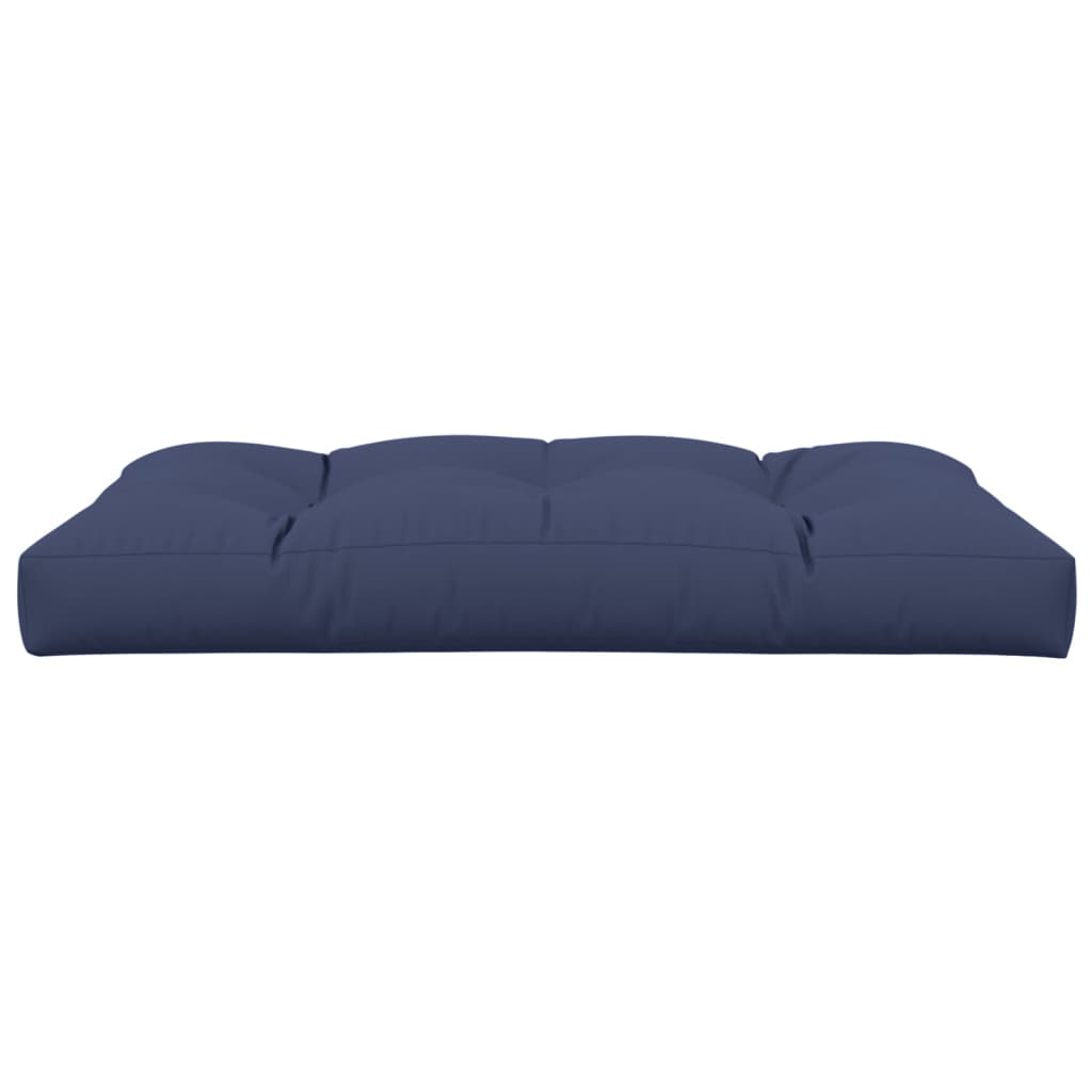 Vidaxl palletkussen 120x80x12 cm stof marineblauw