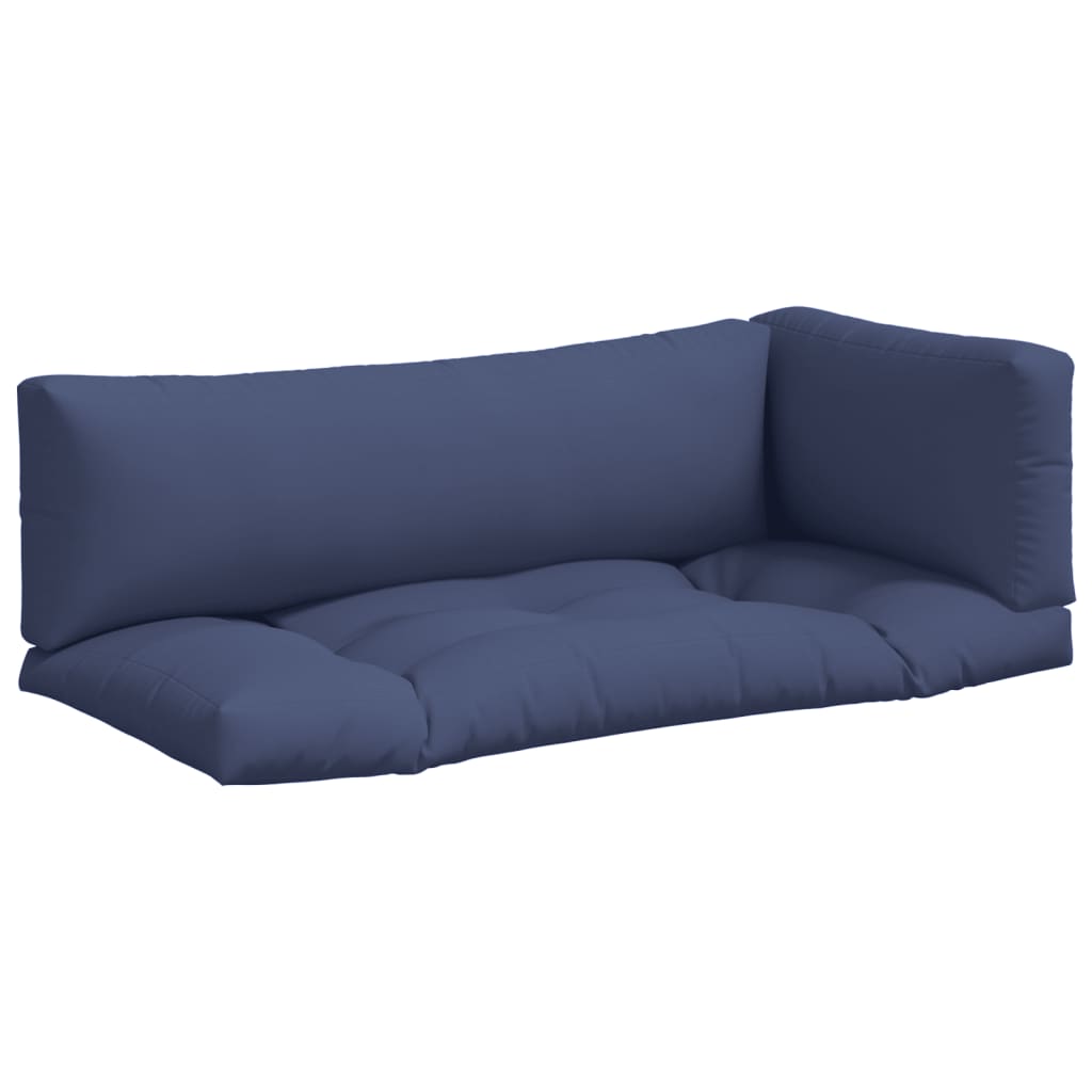 Vidaxl palletkussens 3st oxford stof marineblauw