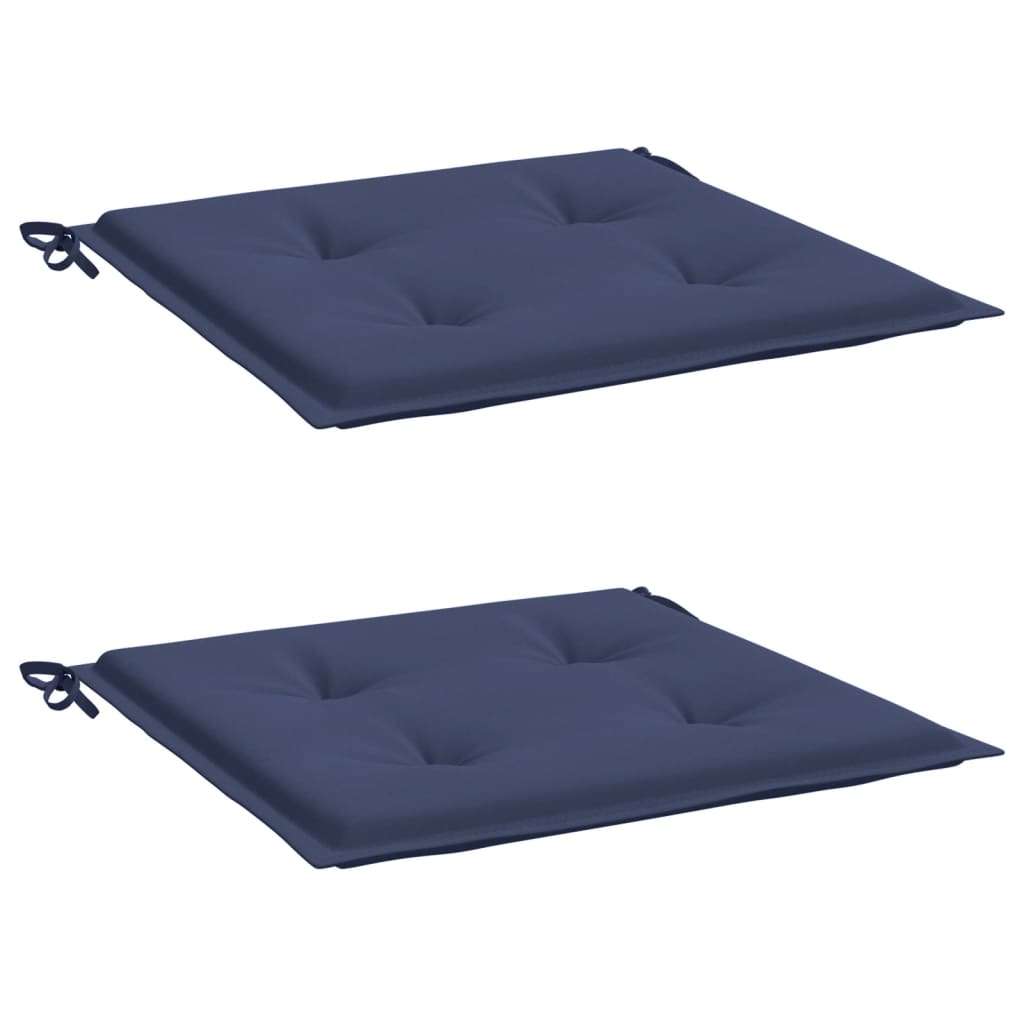 Vidaxl palletkussens 2 st 50x50x4 cm oxford stof marineblauw
