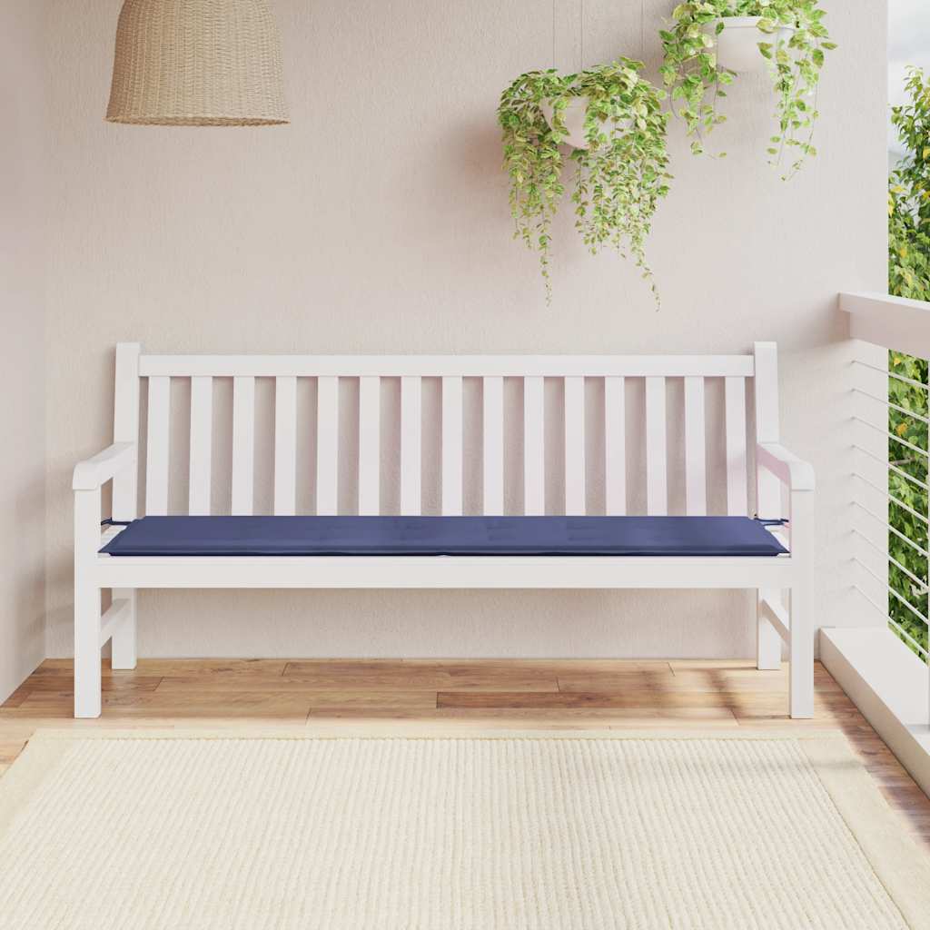 Vidaxl tuinbankkussen 180x50x4 cm oxford stof marineblauw