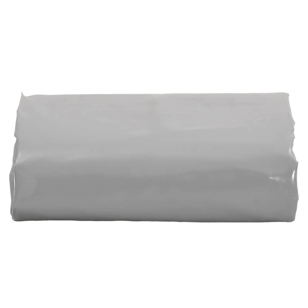 Vidaxl dekzeil 650 g m² 4x4 m grijs
