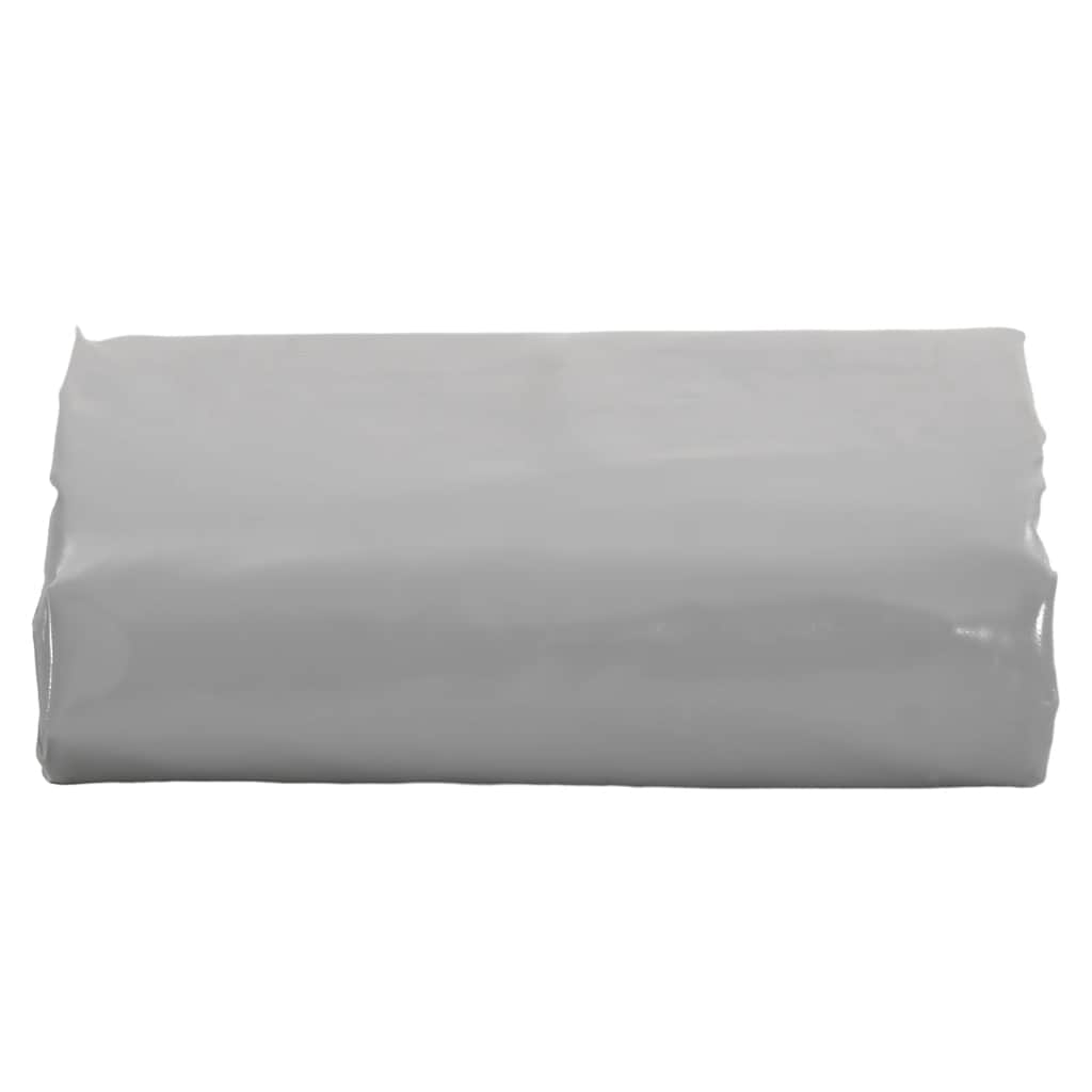 Vidaxl dekzeil 650 g m² 4x6 m grijs