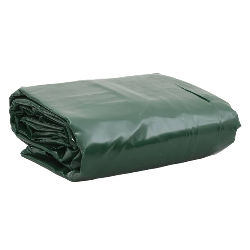 Vidaxl dekzeil 650 g m² 5x8 m groen