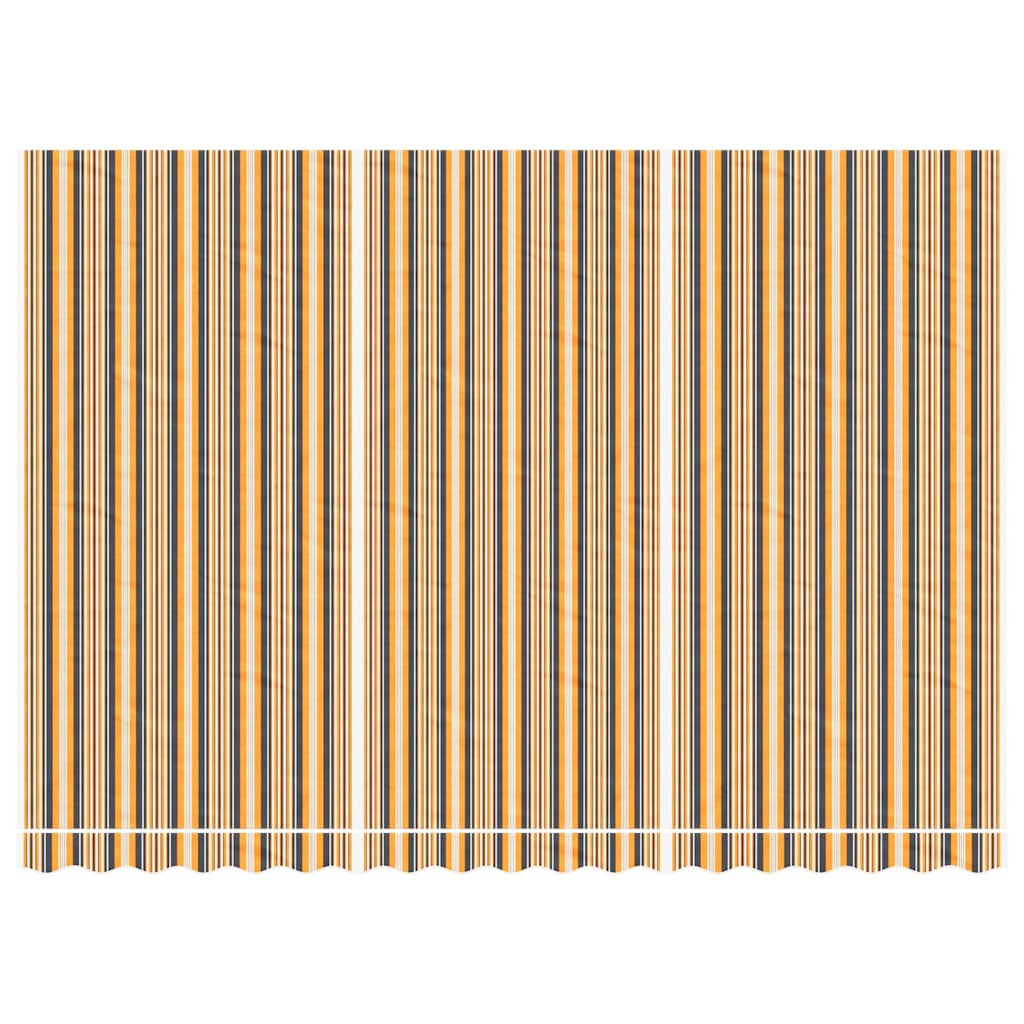 Vidaxl vervangingsdoek voor luifel gestreept 4,5x3 m meerkleurig
