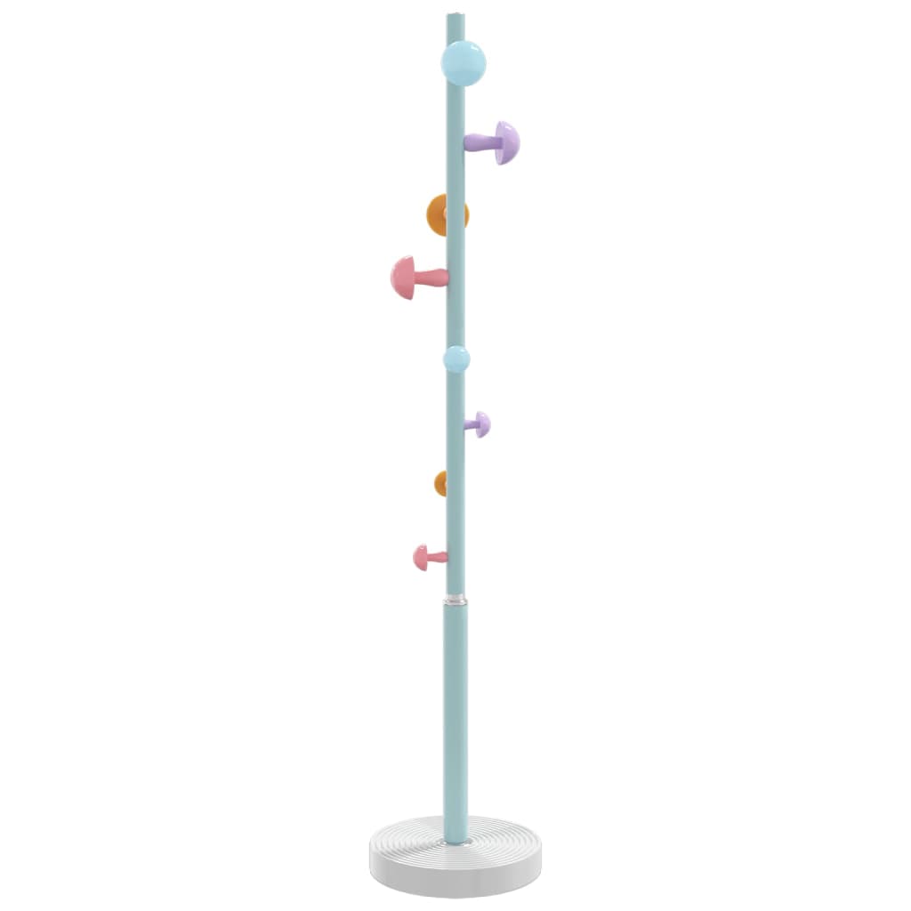 Vidaxl kapstok 172 cm poedercoat ijzerblauw