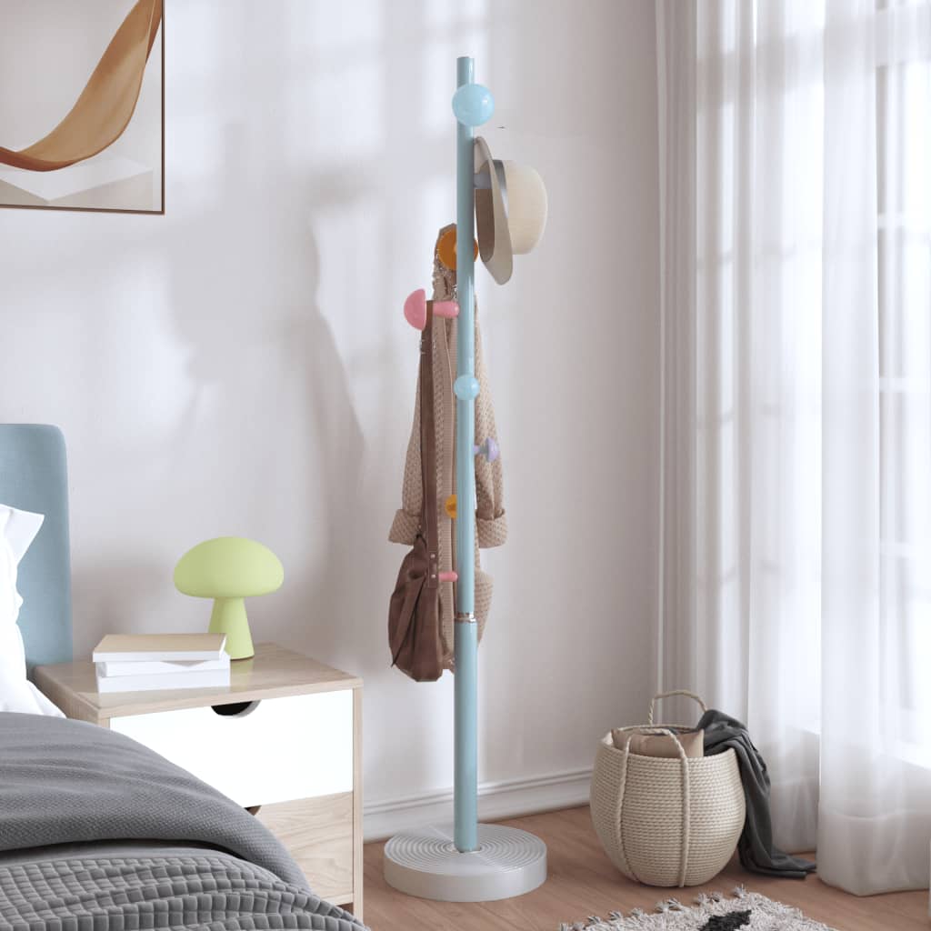 Vidaxl kapstok 172 cm poedercoat ijzerblauw