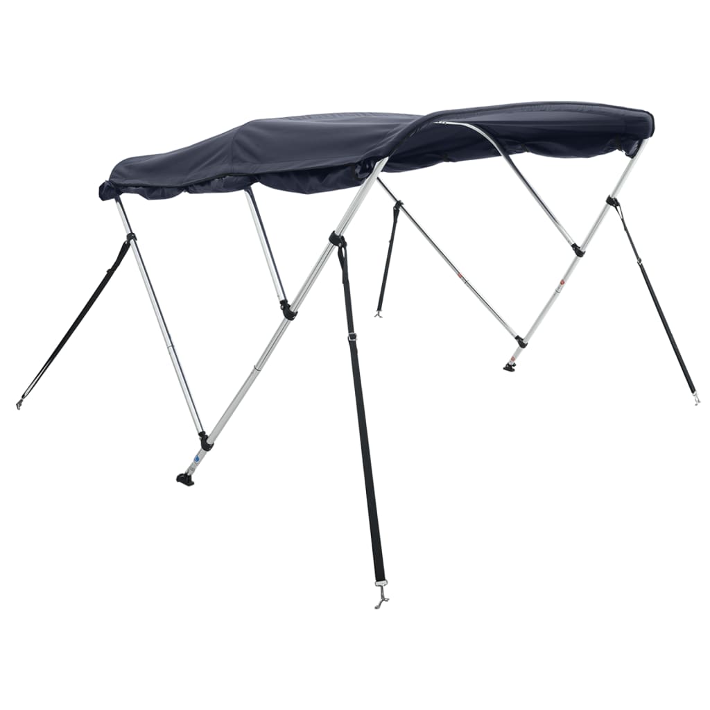 Vidaxl biminitop 3 bogen met zijwanden 183x(137-152)x137 cm