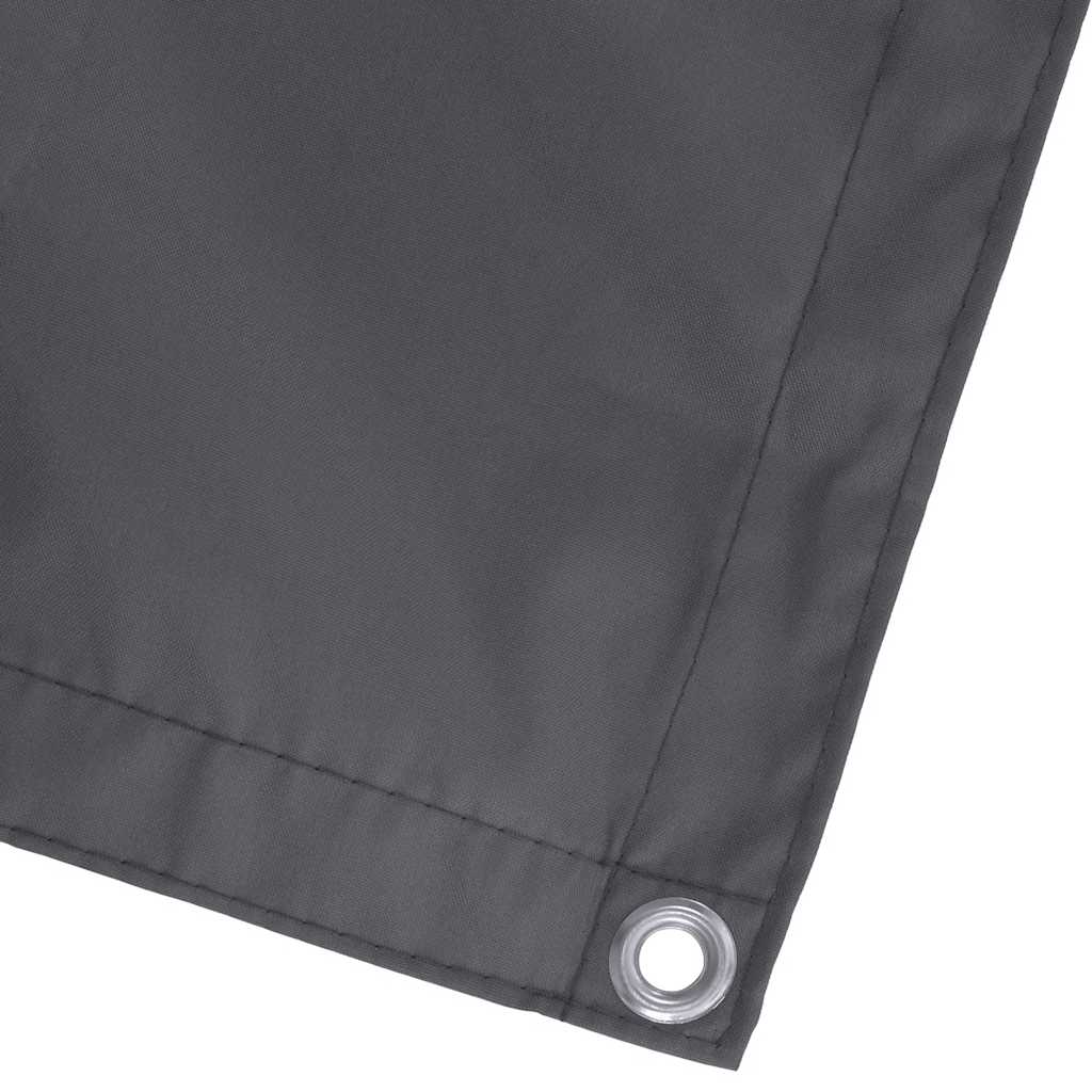Vidaxl balkonscherm 75x700 cm 100% oxford polyester antracietkleurig