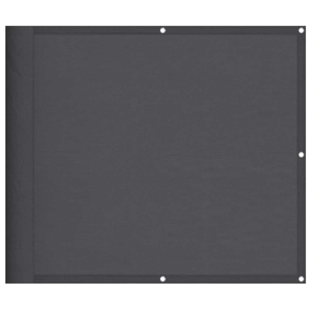Vidaxl balkonscherm 90x800 cm 100% oxford polyester antracietkleurig