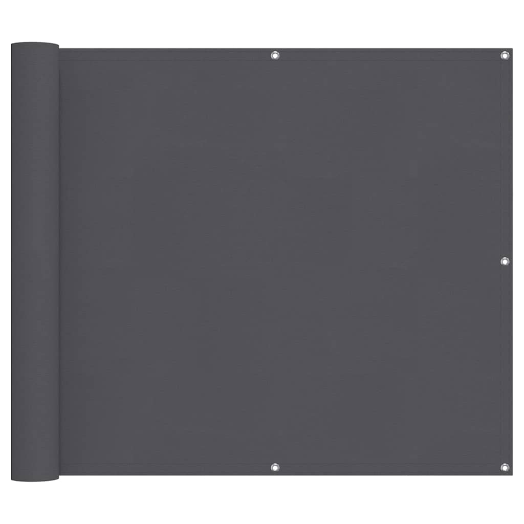 Vidaxl balkonscherm 90x800 cm 100% oxford polyester antracietkleurig