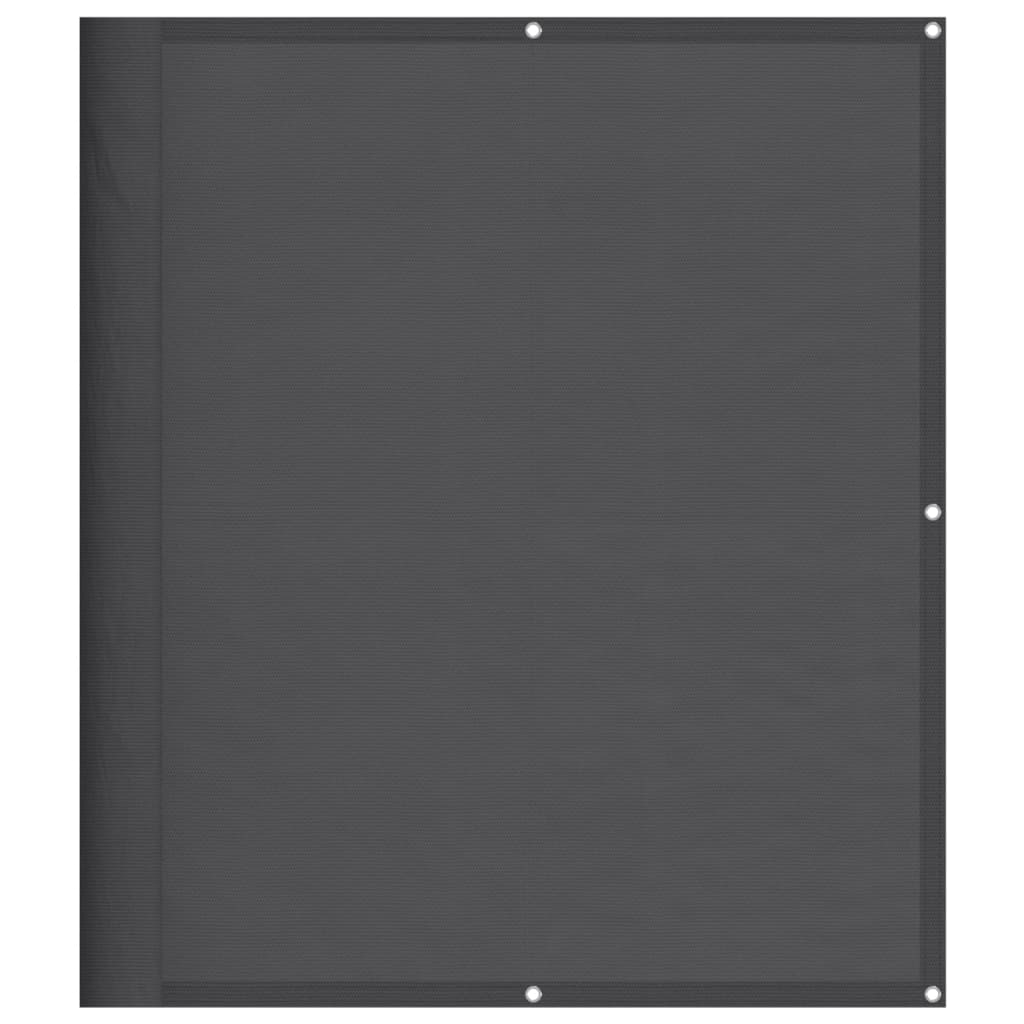 Vidaxl balkonscherm 120x1000 cm 100% oxford polyester antracietkleurig