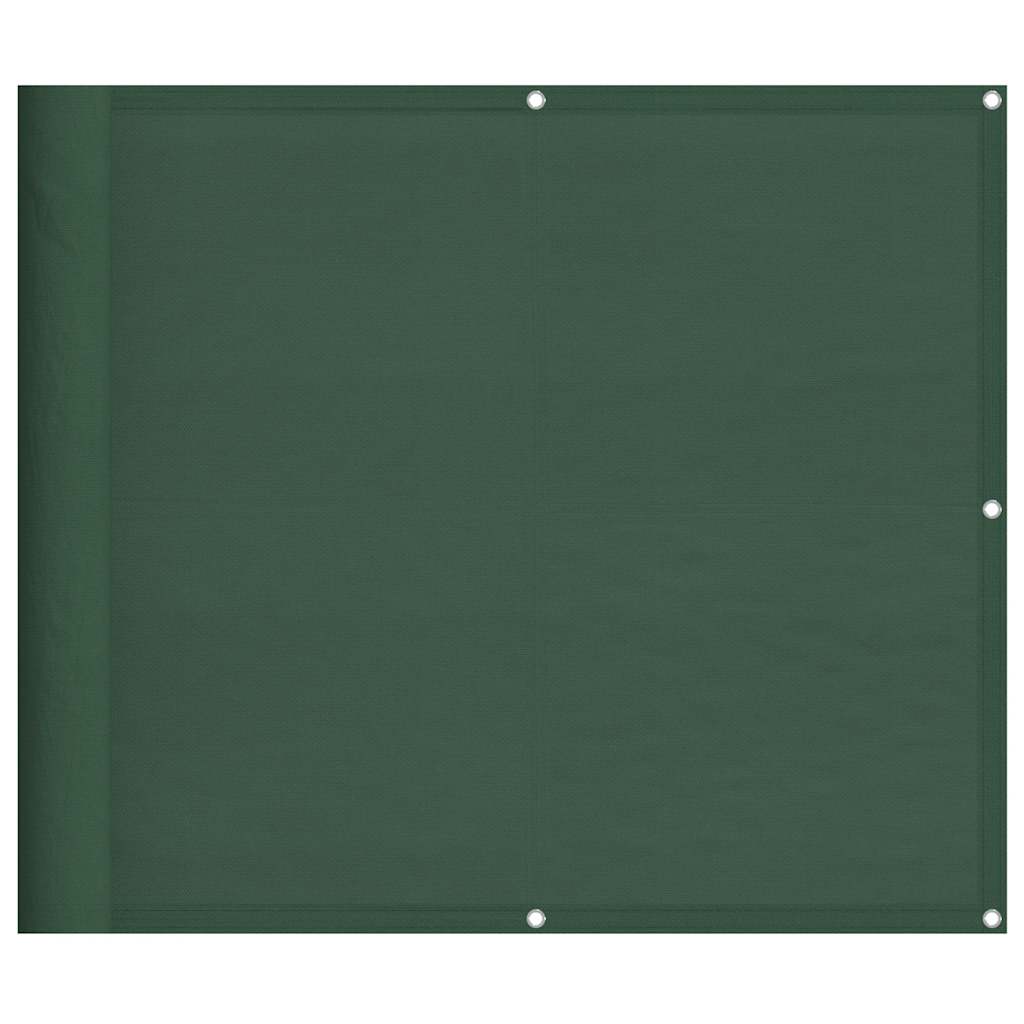 Vidaxl balkonscherm 90x700 cm 100% oxford polyester donkergroen