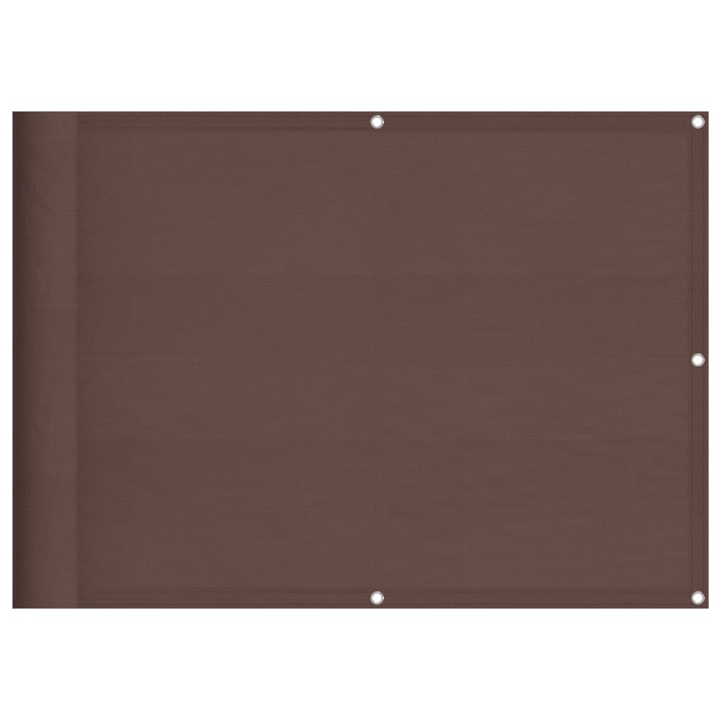 Vidaxl balkonscherm 75x800 cm 100% oxford polyester bruin