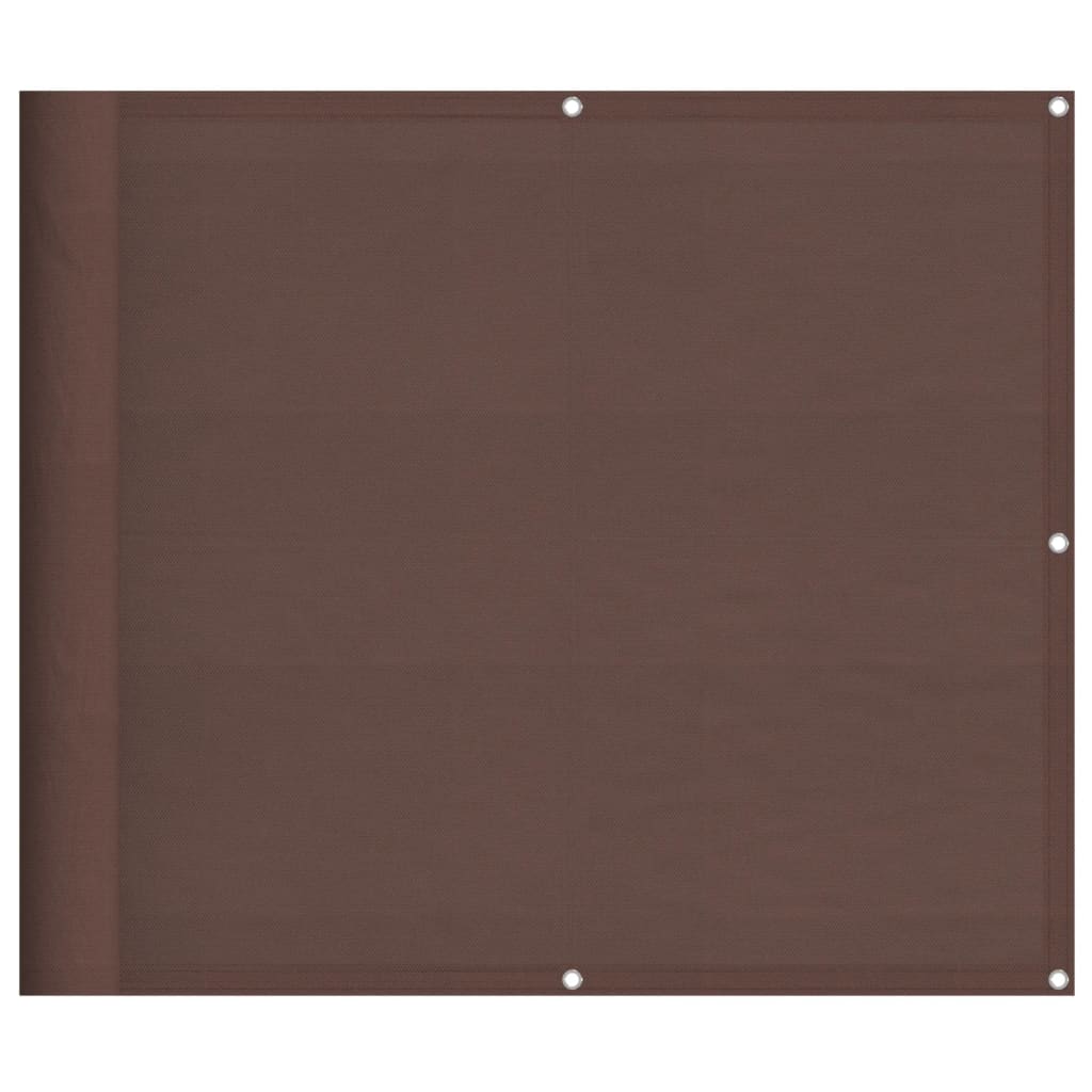 Vidaxl balkonscherm 90x700 cm 100% oxford polyester bruin