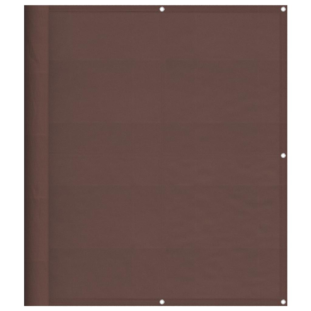 Vidaxl balkonscherm 120x800 cm 100% oxford polyester bruin