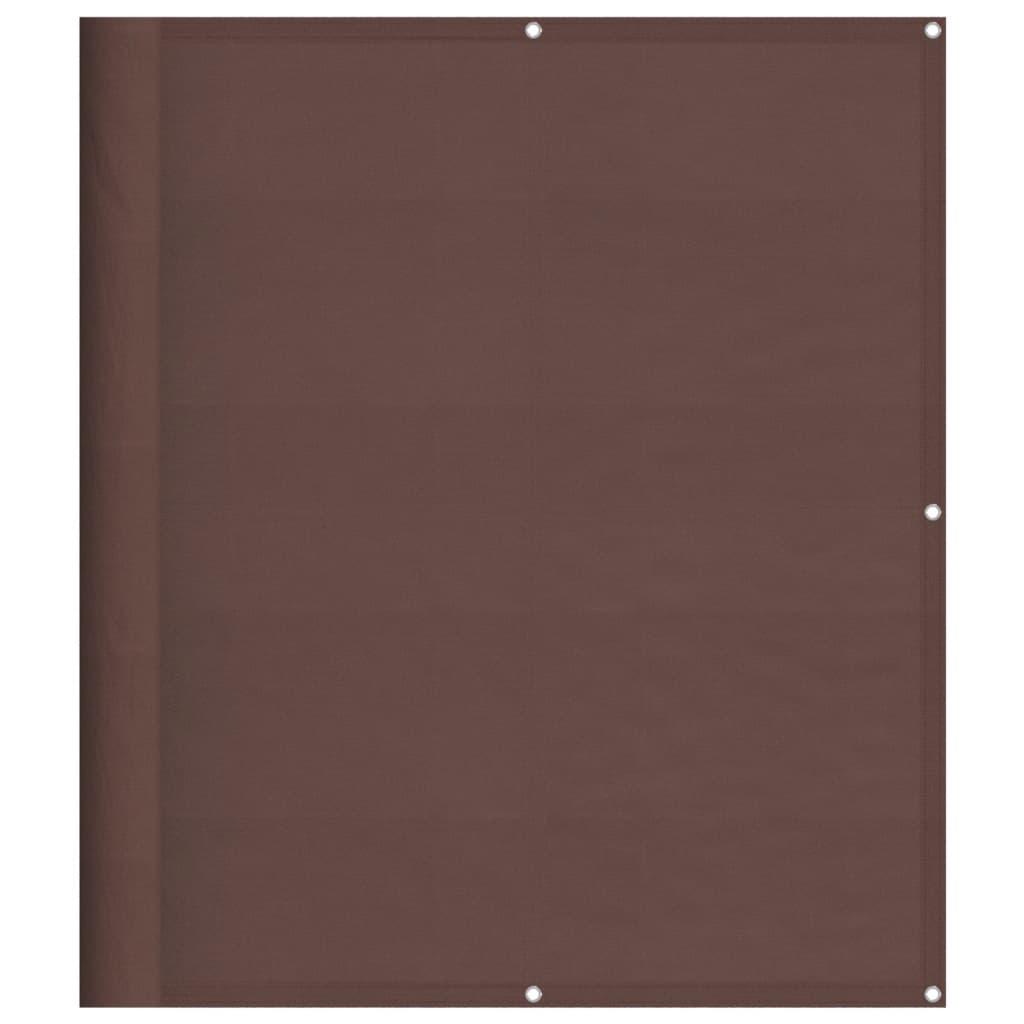 Vidaxl balkonscherm 120x800 cm 100% oxford polyester bruin