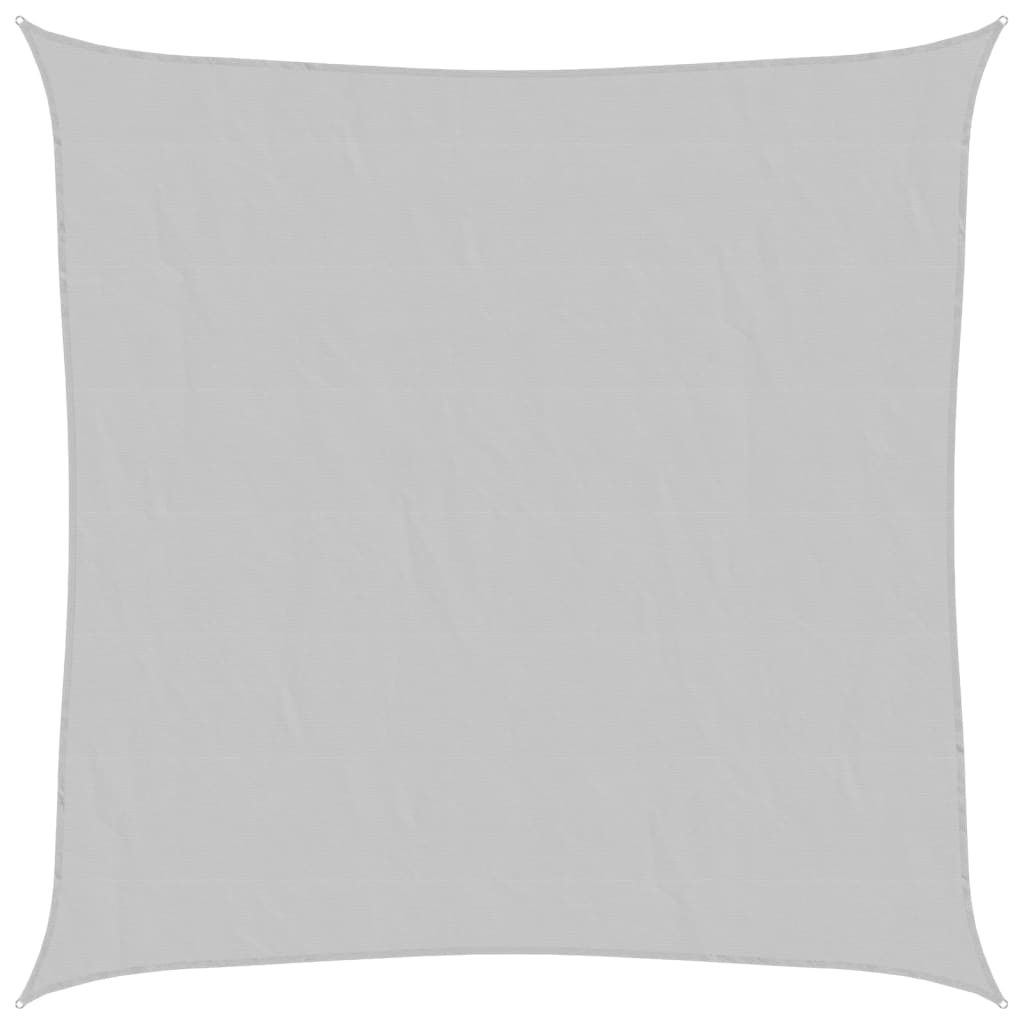 Vidaxl zonnezeil 2,5x2,5m 100% polyester oxford lichtgrijs