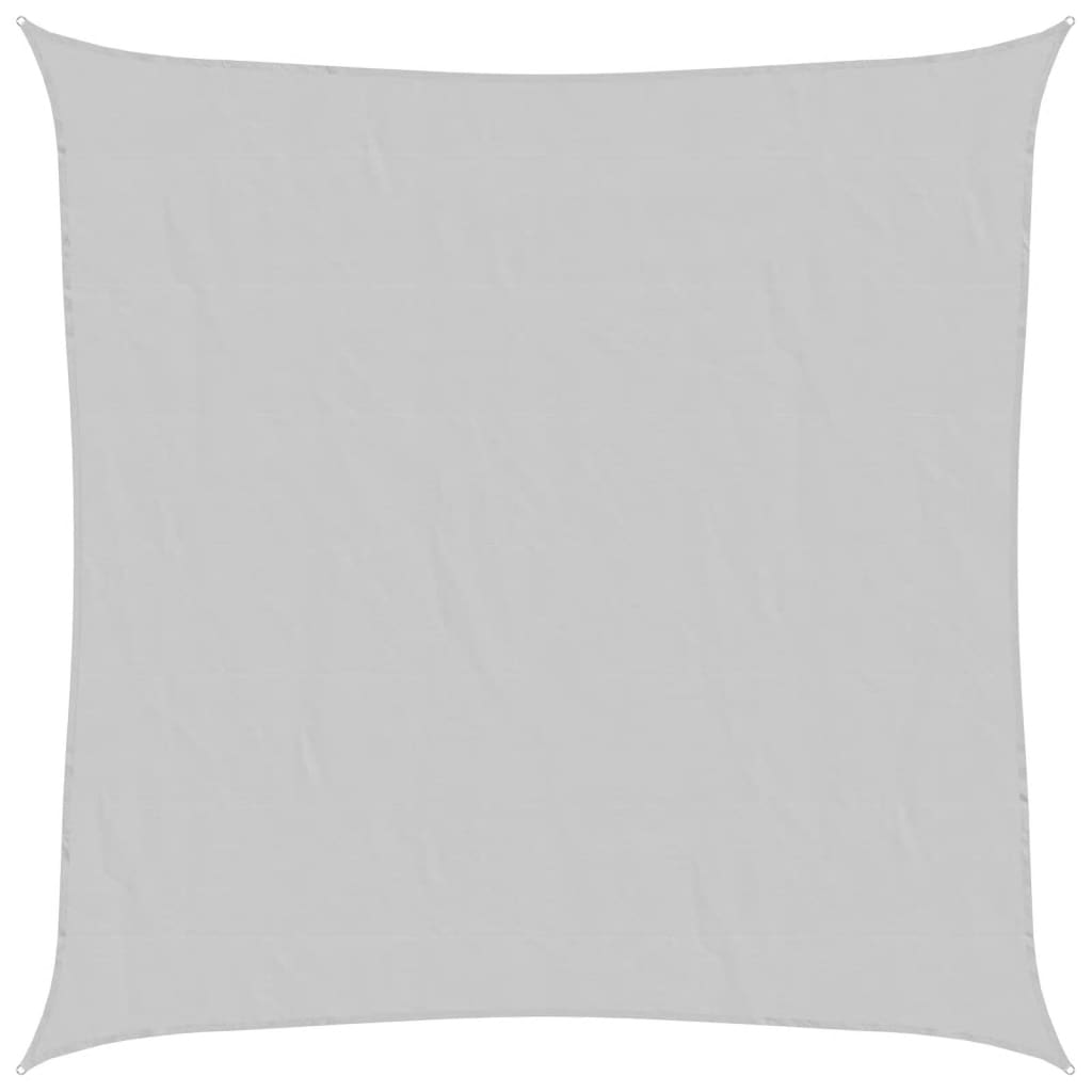 Vidaxl zonnezeil 6x6m 100% polyester oxford lichtgrijs