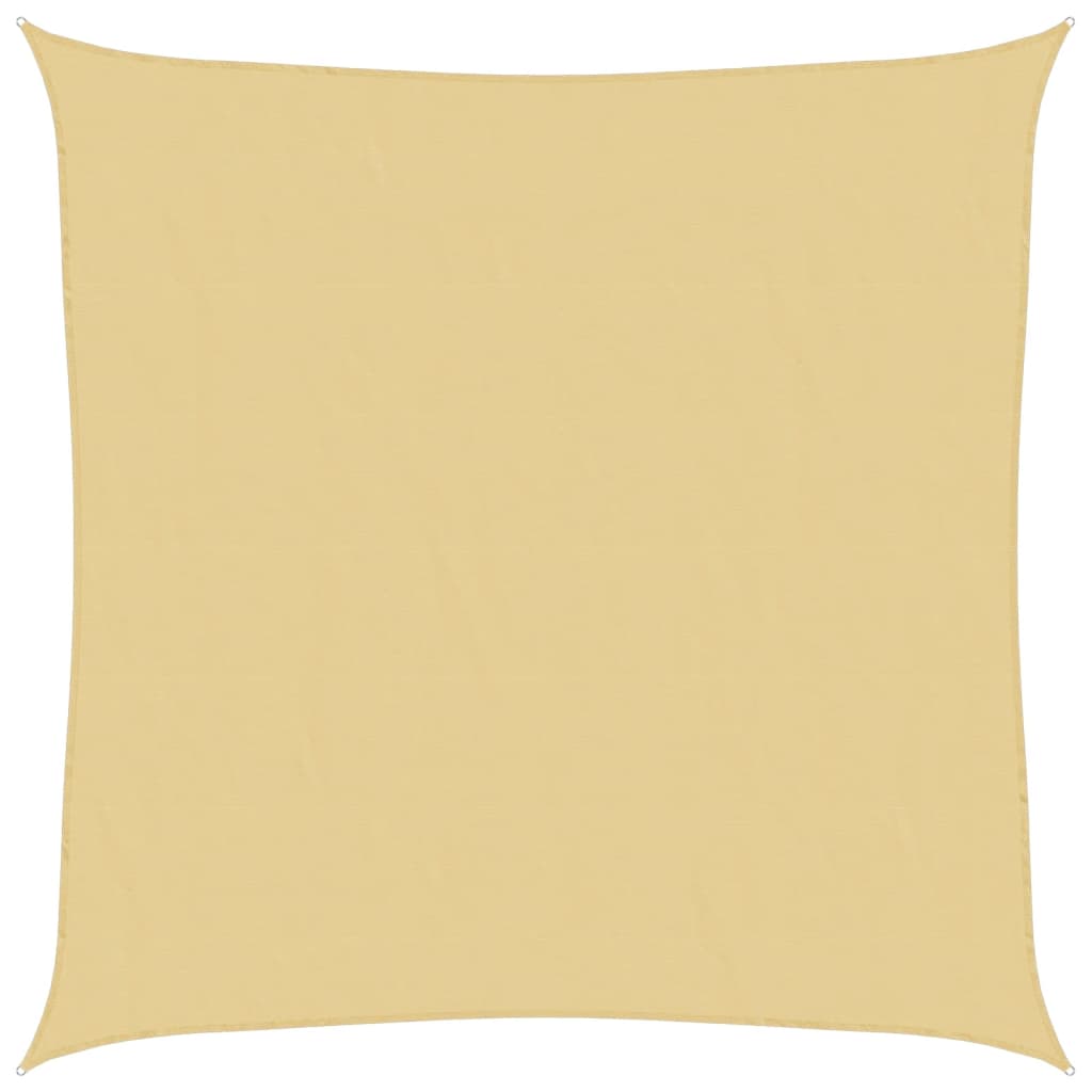 Vidaxl zonnezeil 3x3m 100% polyester oxford zandkleurig