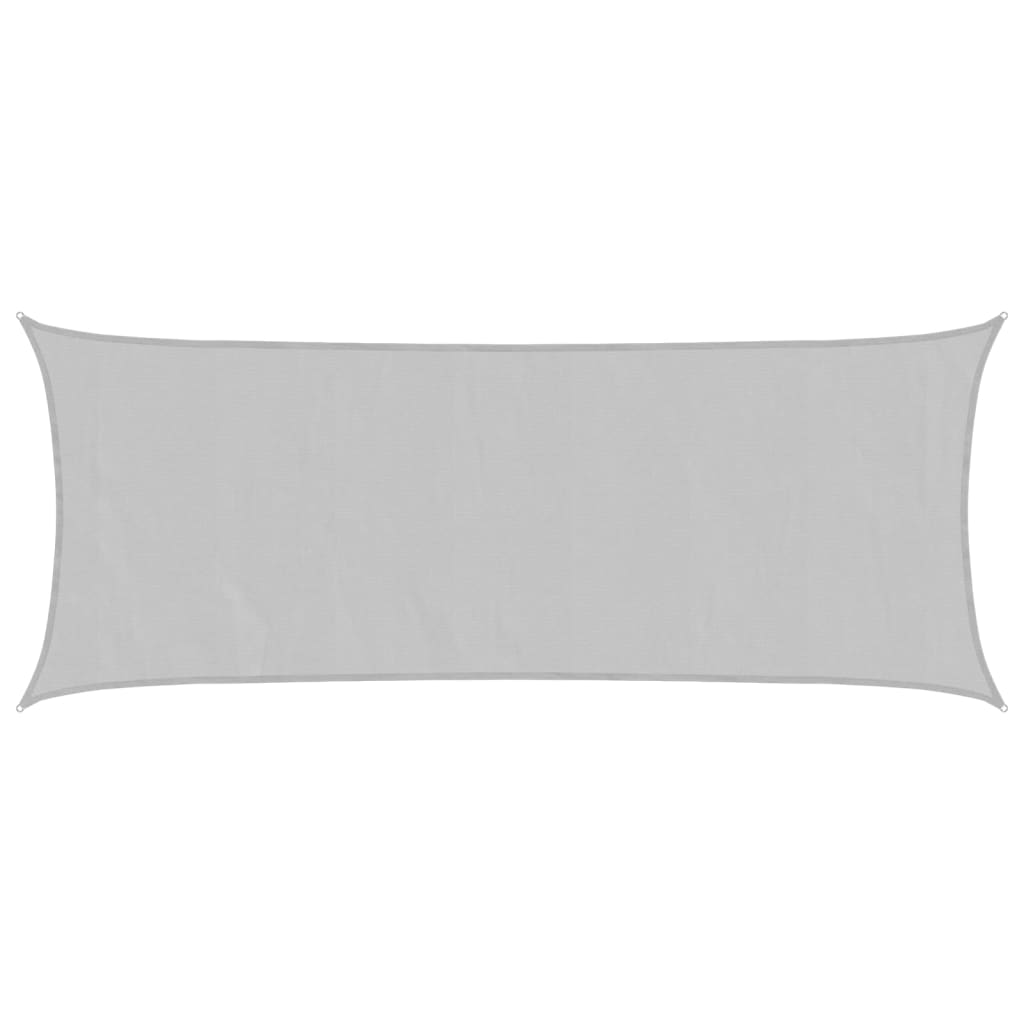 Vidaxl zonnezeil 4,5x2m 100% polyester oxford lichtgrijs