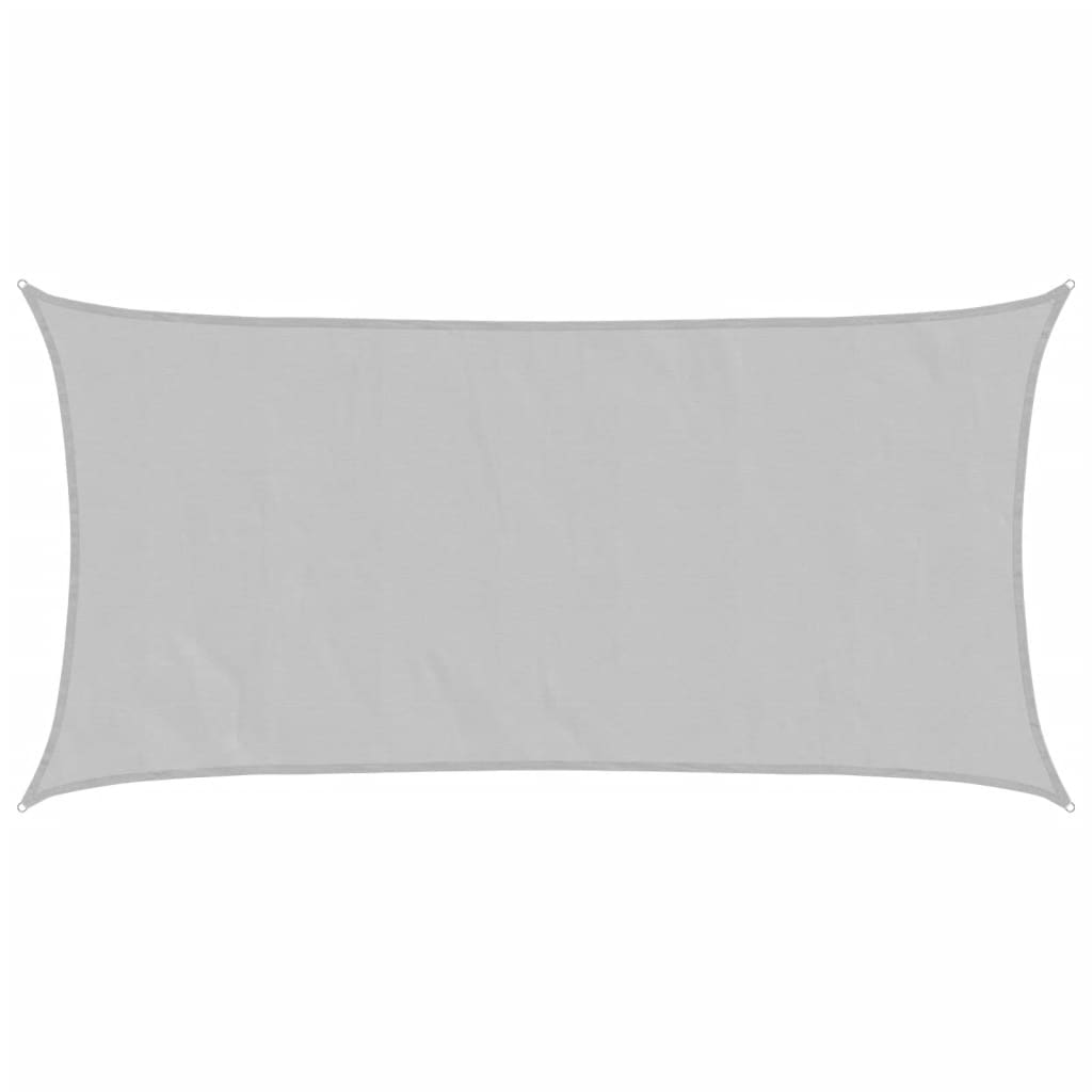VidaXL Zonnezeil 6x3m 100% polyester oxford lichtgrijs