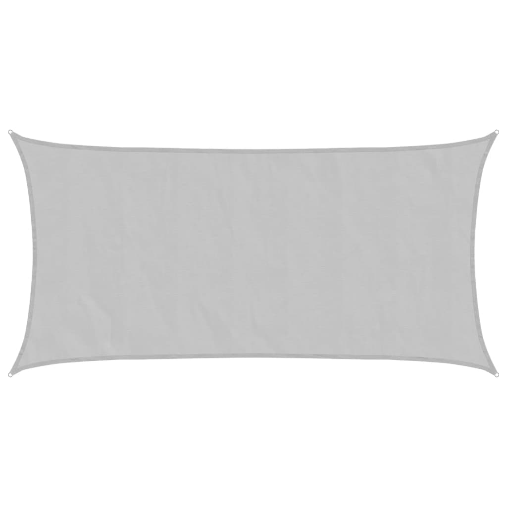 Vidaxl zonnezeil 7x4m 100% polyester oxford lichtgrijs