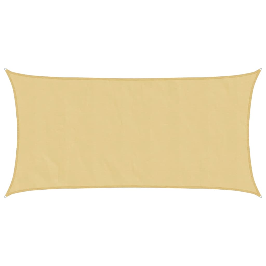 Vidaxl zonnezeil 4x2m 100% polyester oxford zandkleurig