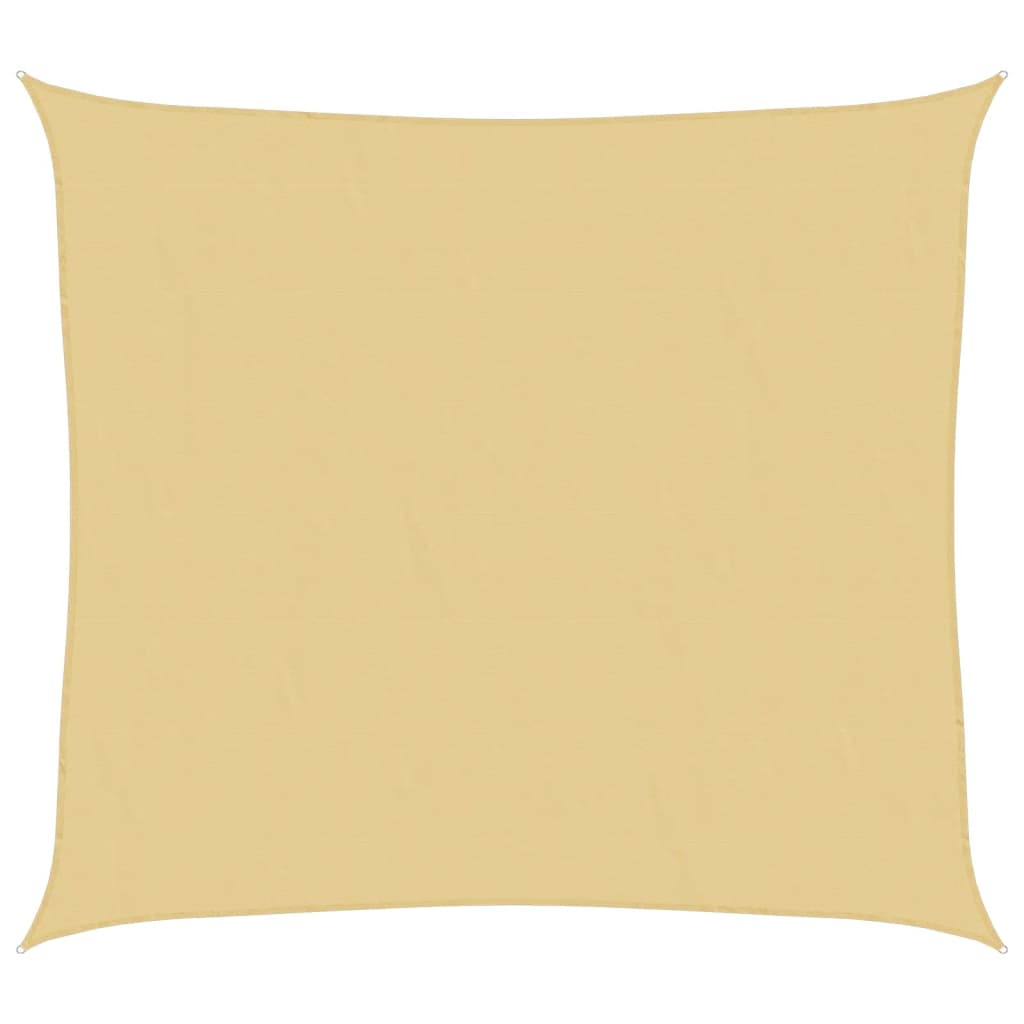 Vidaxl zonnezeil 3x2,5m 100% polyester oxford zandkleurig