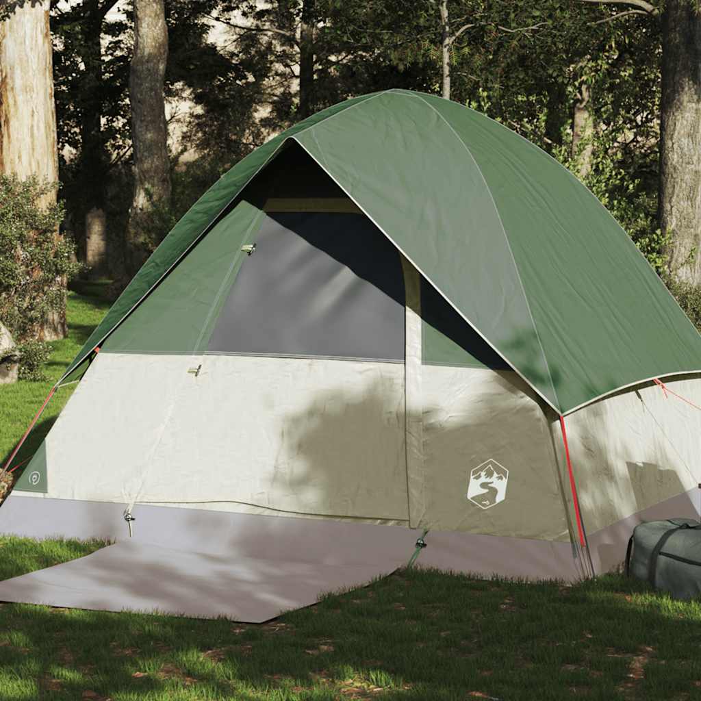 Vidaxl koepeltent 4-persoons waterdicht groen