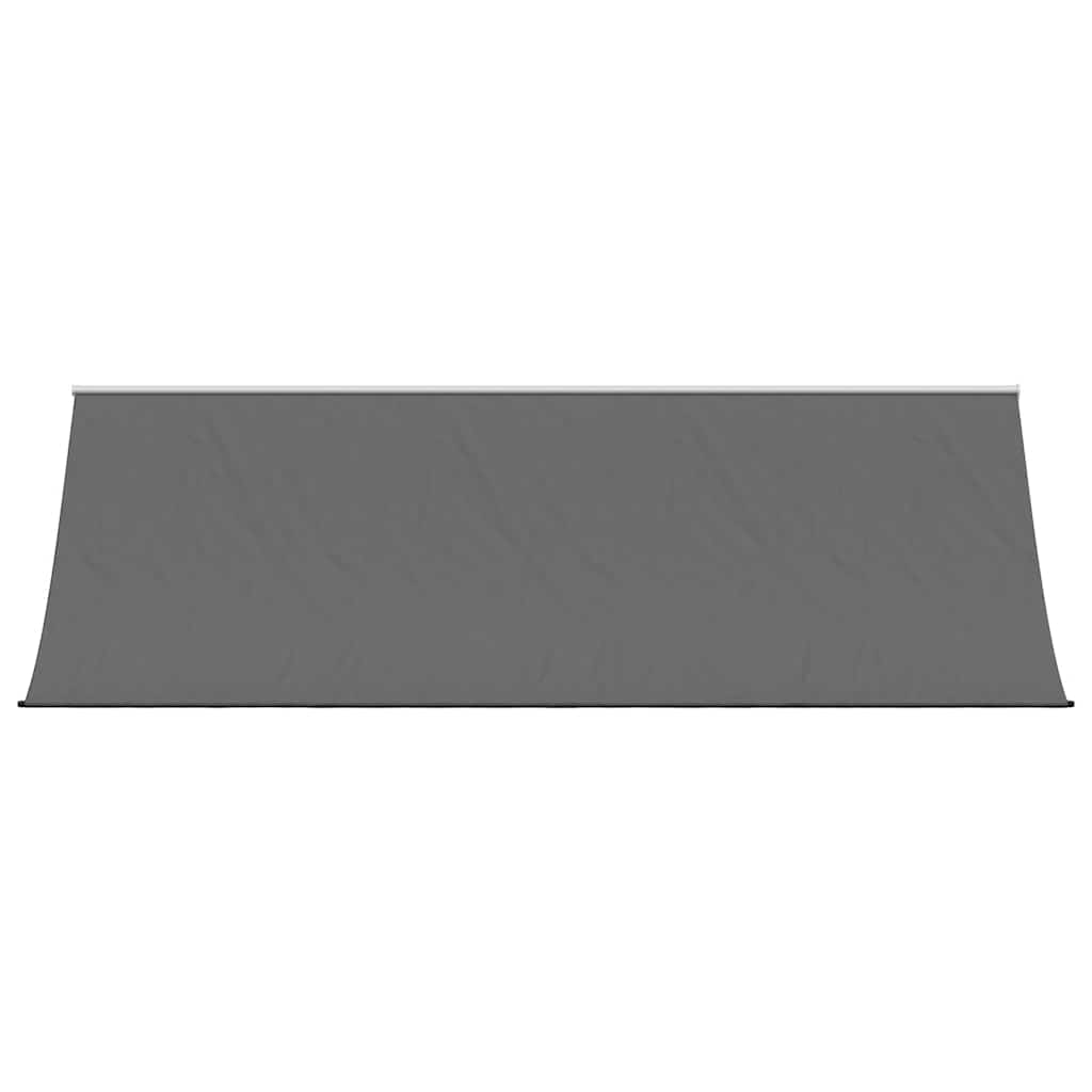 Vidaxl luifel uittrekbaar 350x150 cm stof en staal antracietkleurig