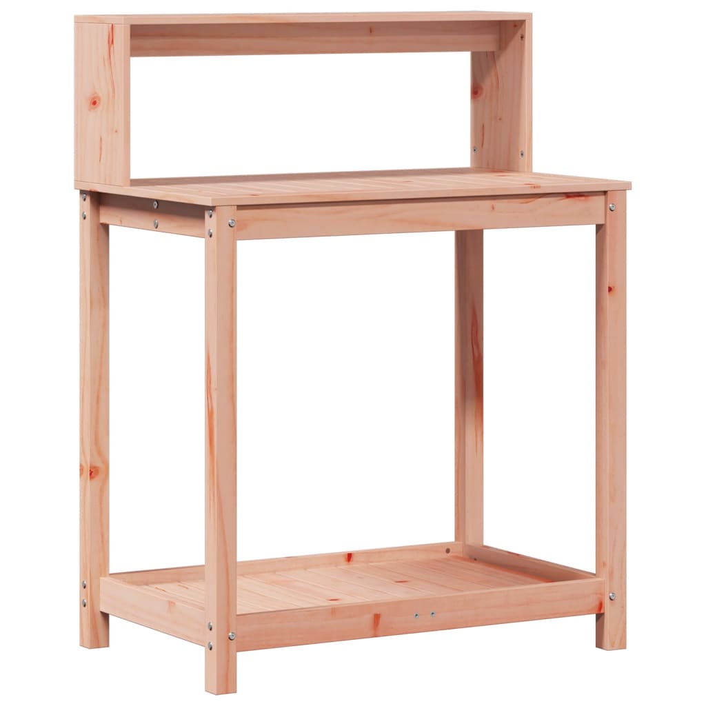 Vidaxl oppottafel met planken 82,5x50x109,5 cm massief douglashout