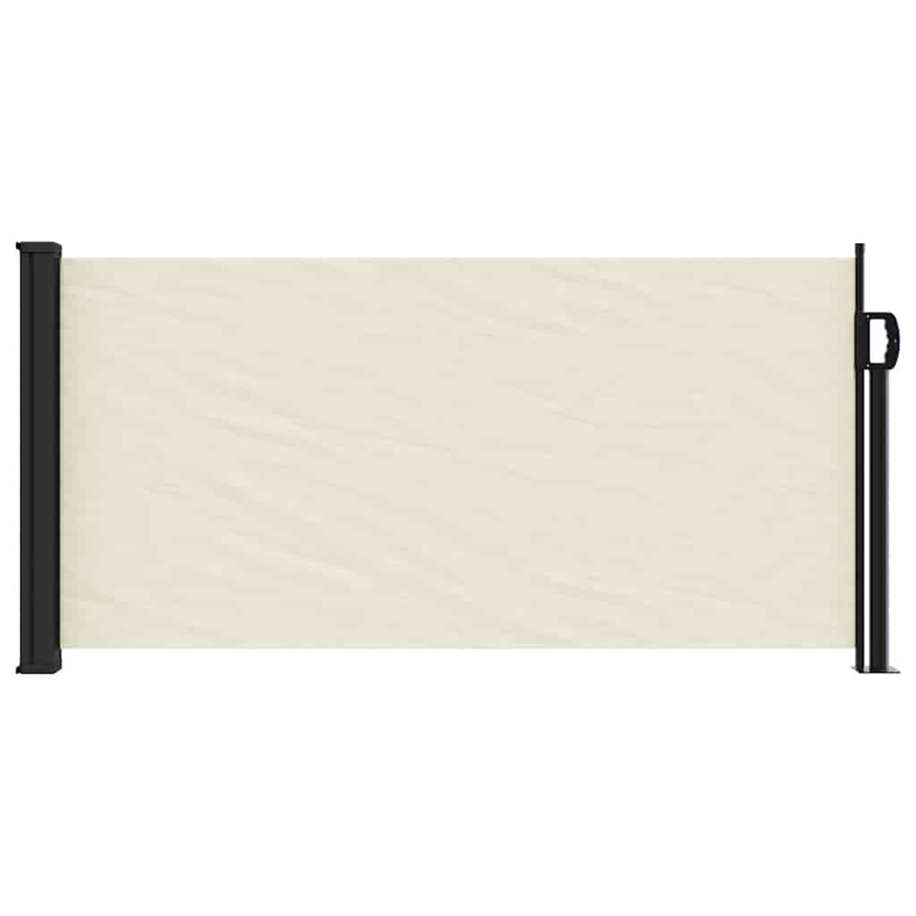 Vidaxl windscherm uittrekbaar 100x300 cm crèmekleurig