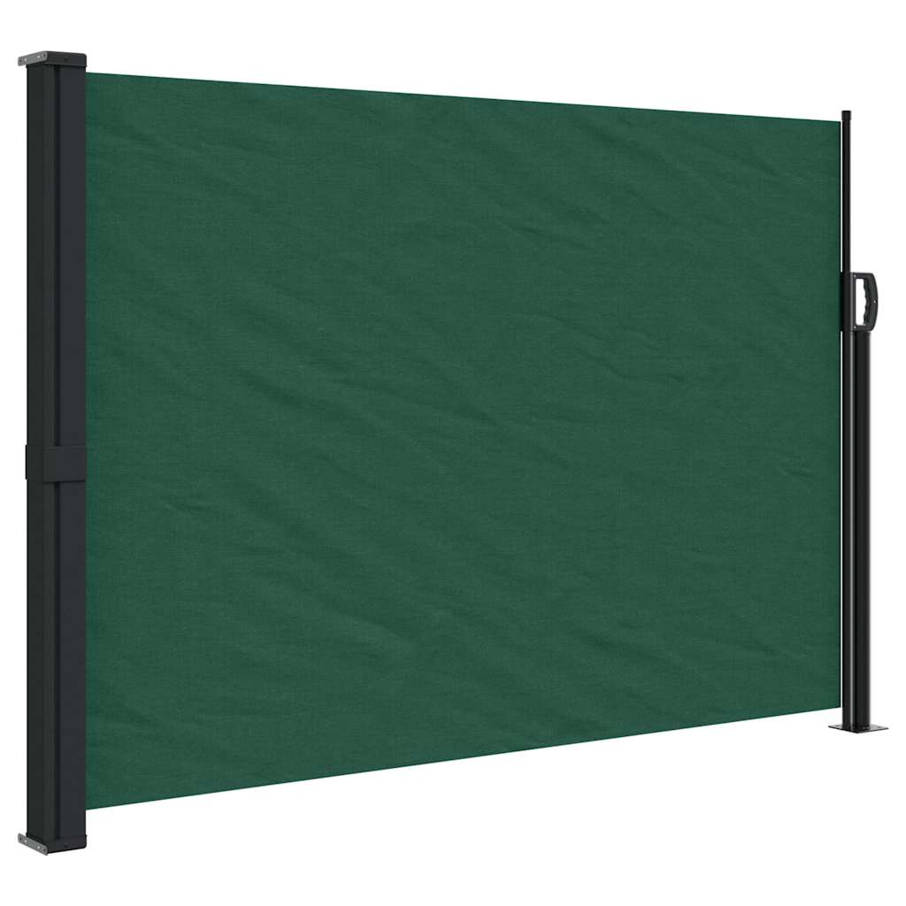 Vidaxl windscherm uittrekbaar 140x300 cm donkergroen