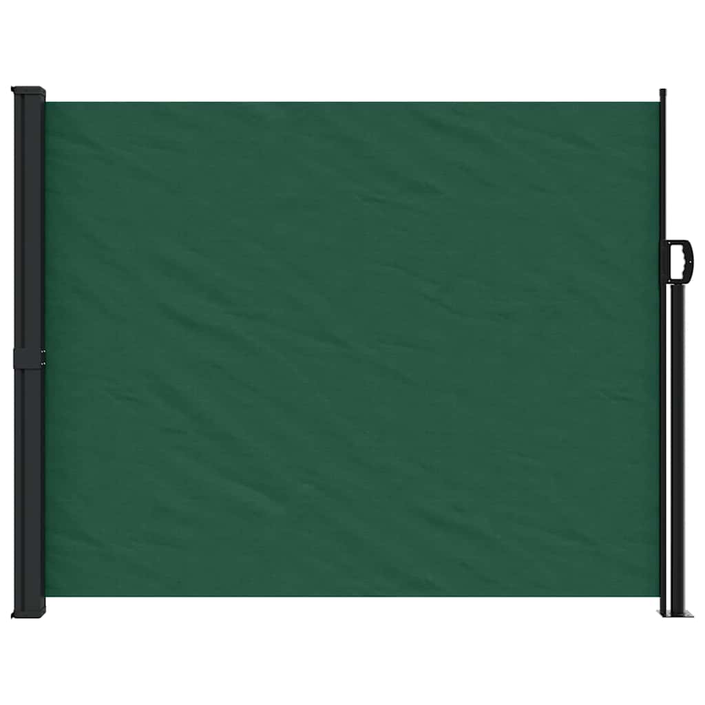 Vidaxl windscherm uittrekbaar 160x500 cm donkergroen