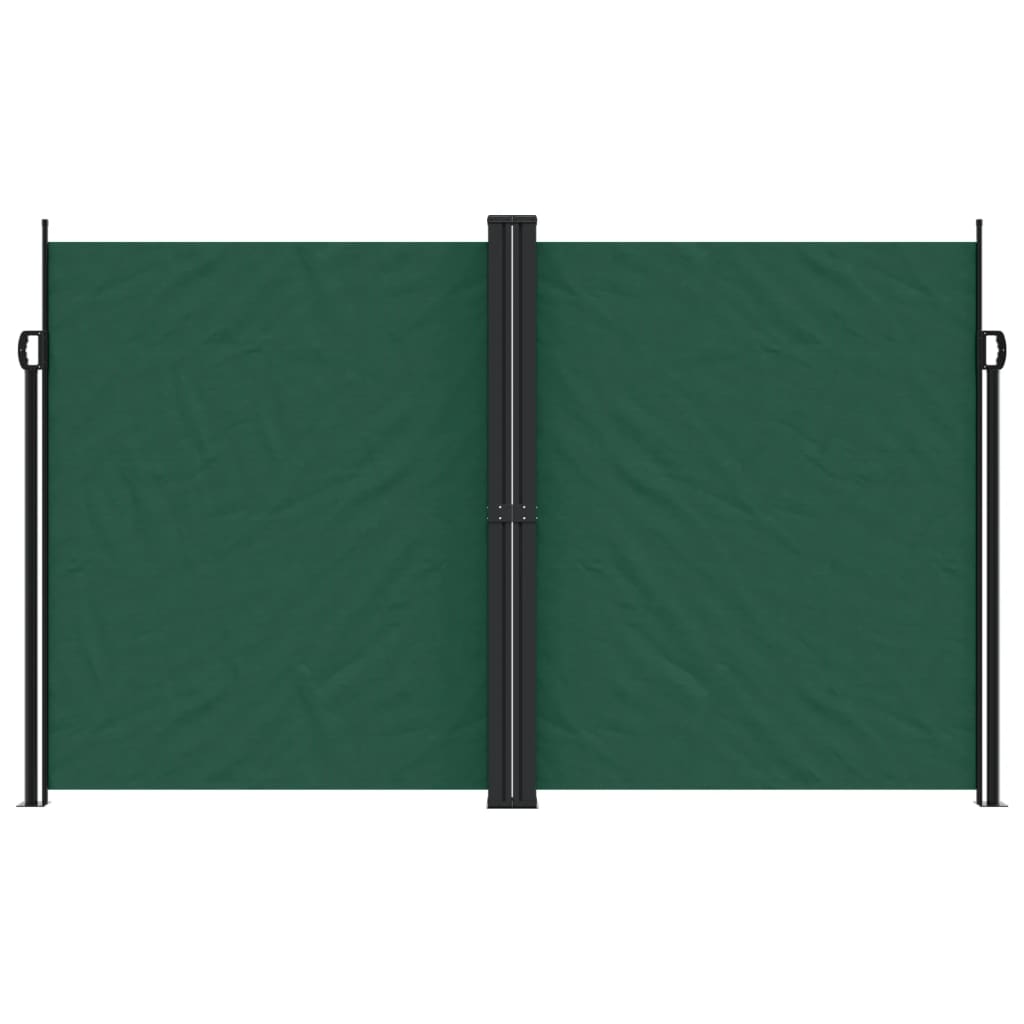 Vidaxl windscherm uittrekbaar 200x1000 cm donkergroen
