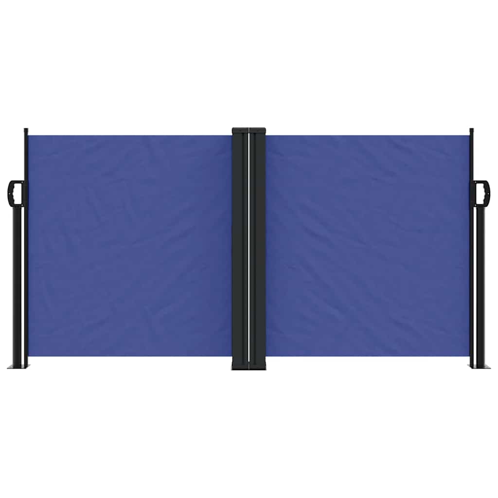 Vidaxl windscherm uittrekbaar 120x1200 cm blauw